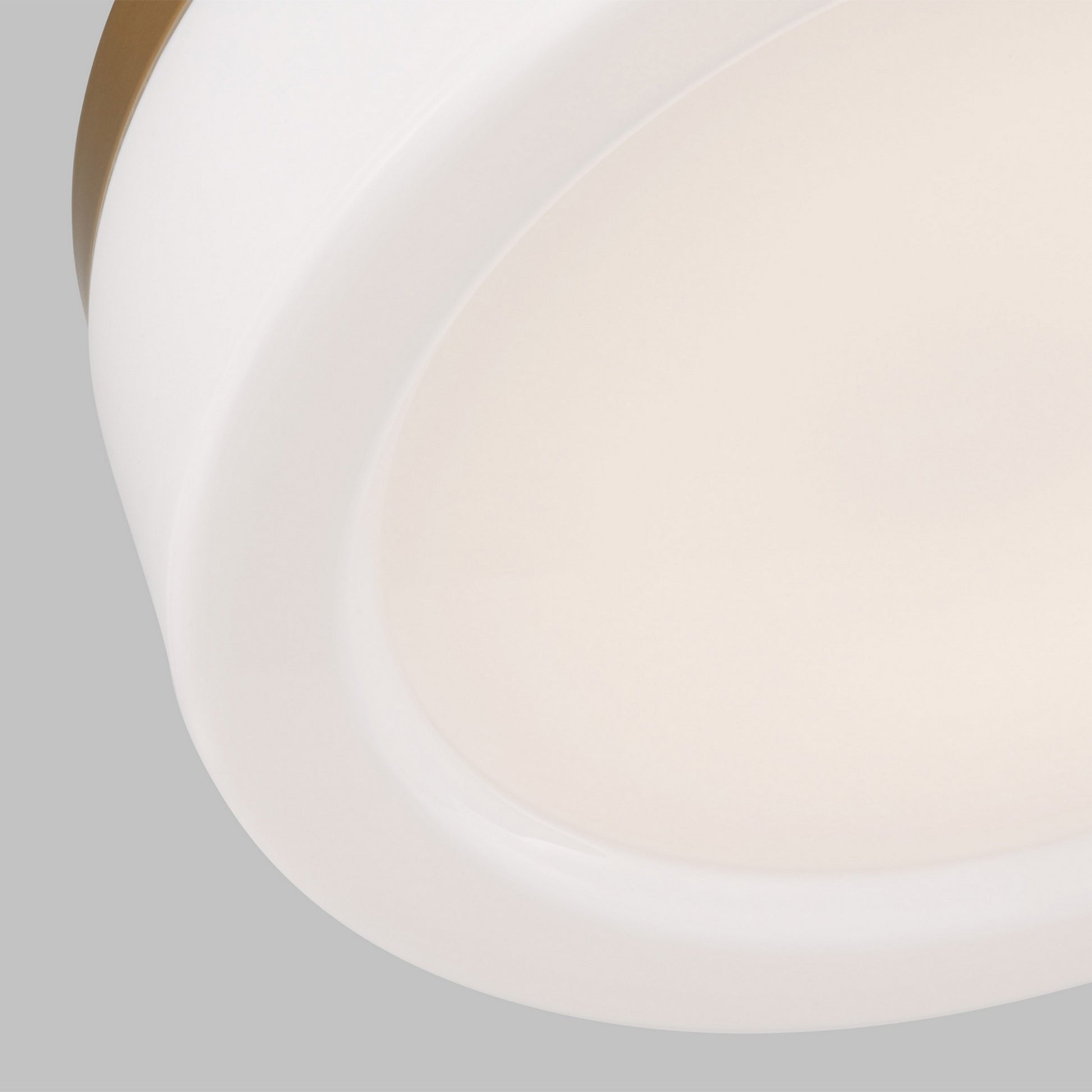 Rhett 12" LED Flush Mount, Satin Brass Finish - Bees Lighting