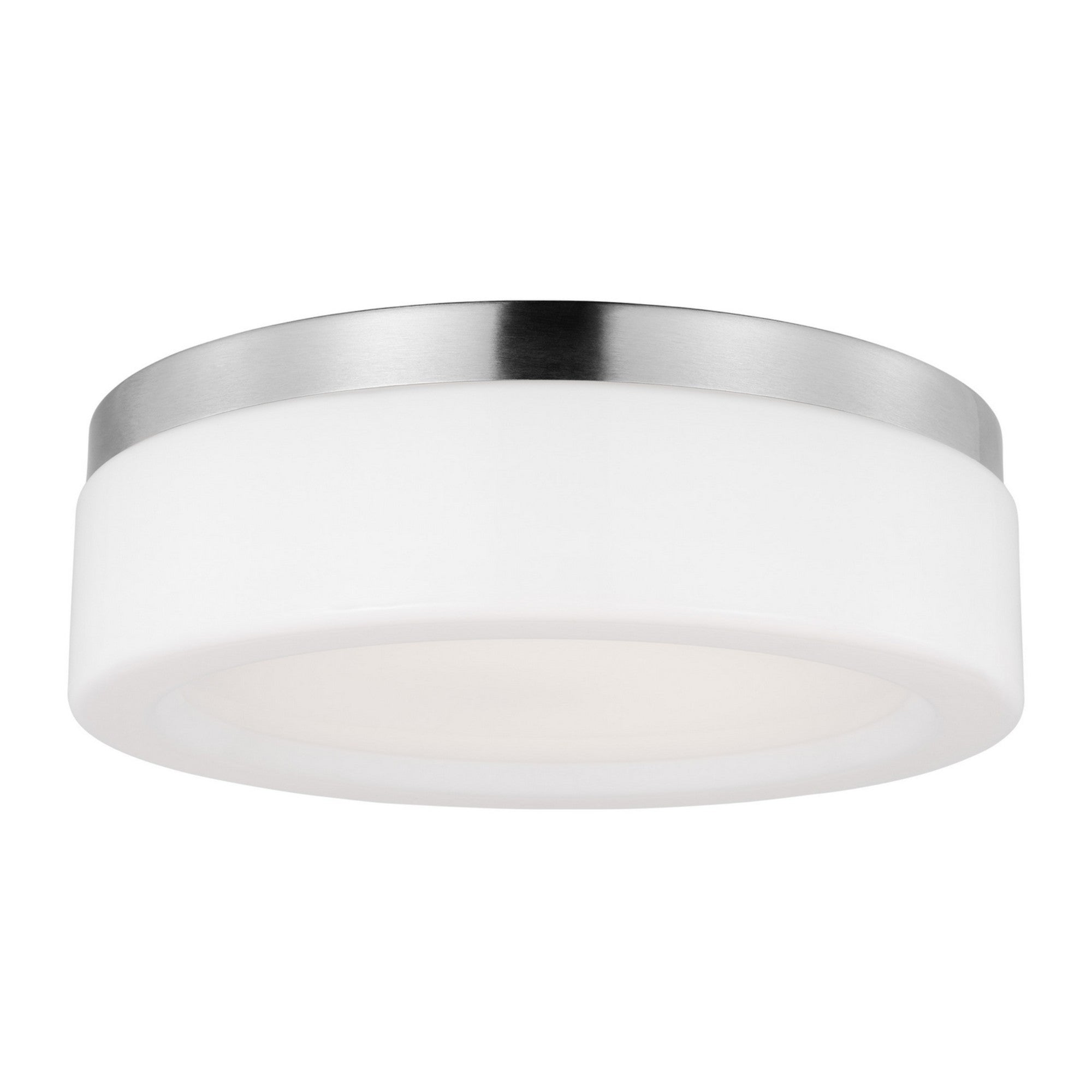 Rhett 12" LED Flush Mount, Brushed Nickel Finish - Bees Lighting