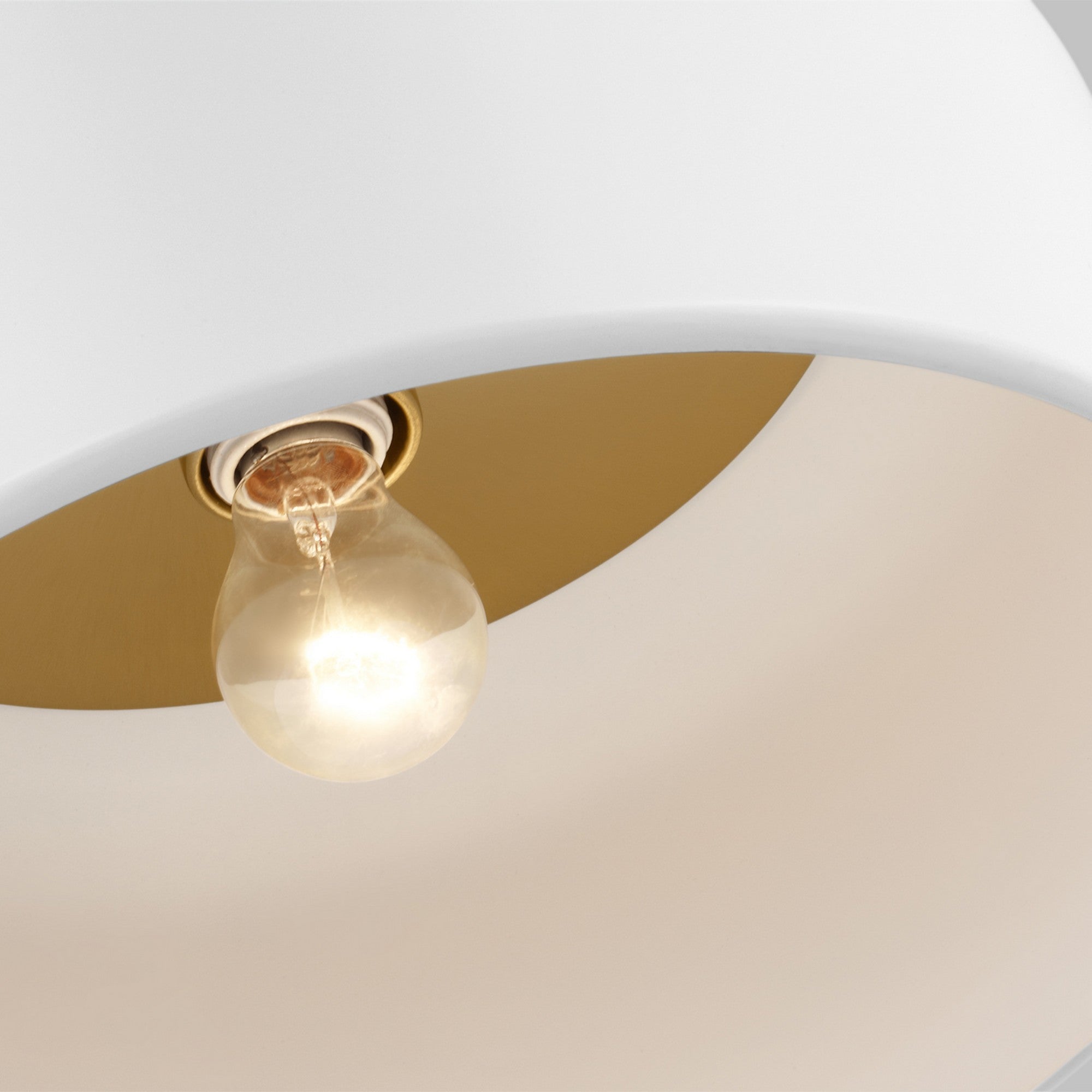 Malone 14" Medium Flush Mount, Matte White Finish - Bees Lighting