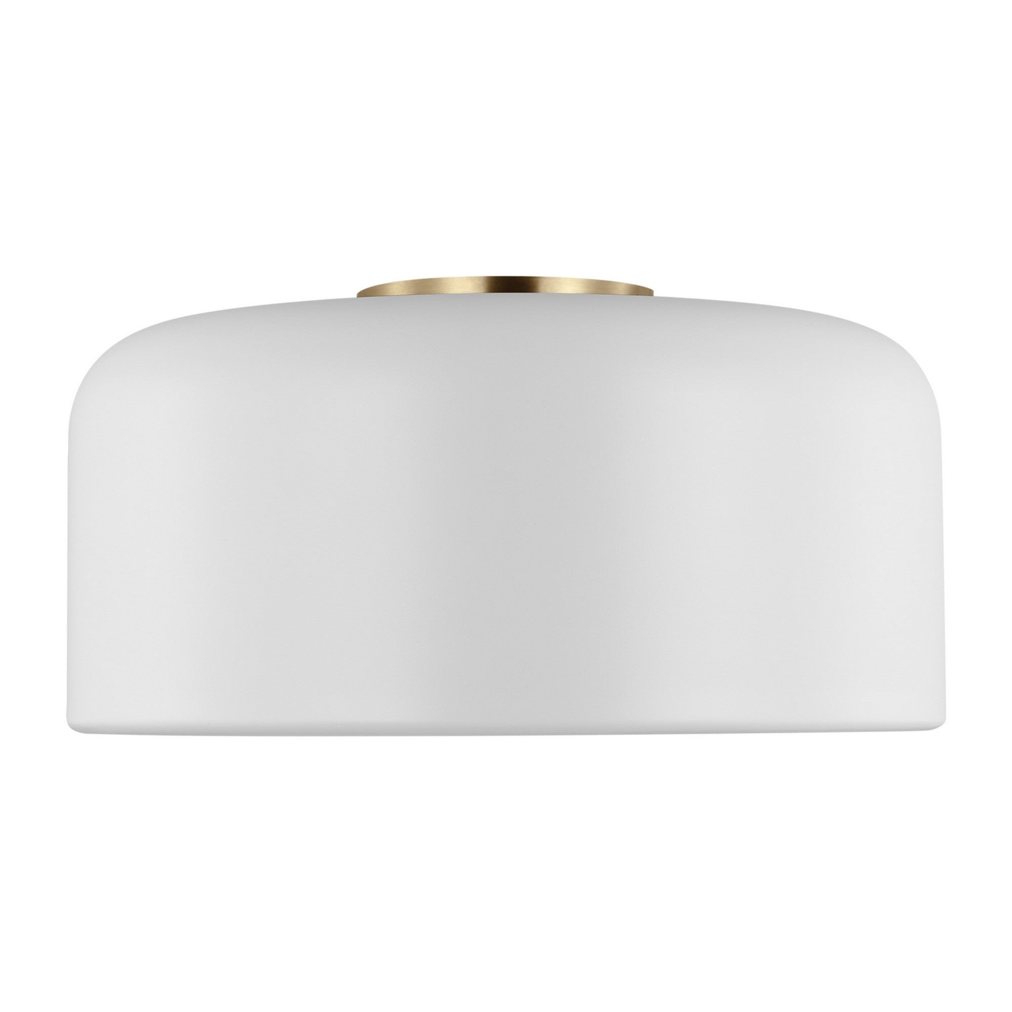 Malone 14" Medium Flush Mount, Matte White Finish - Bees Lighting