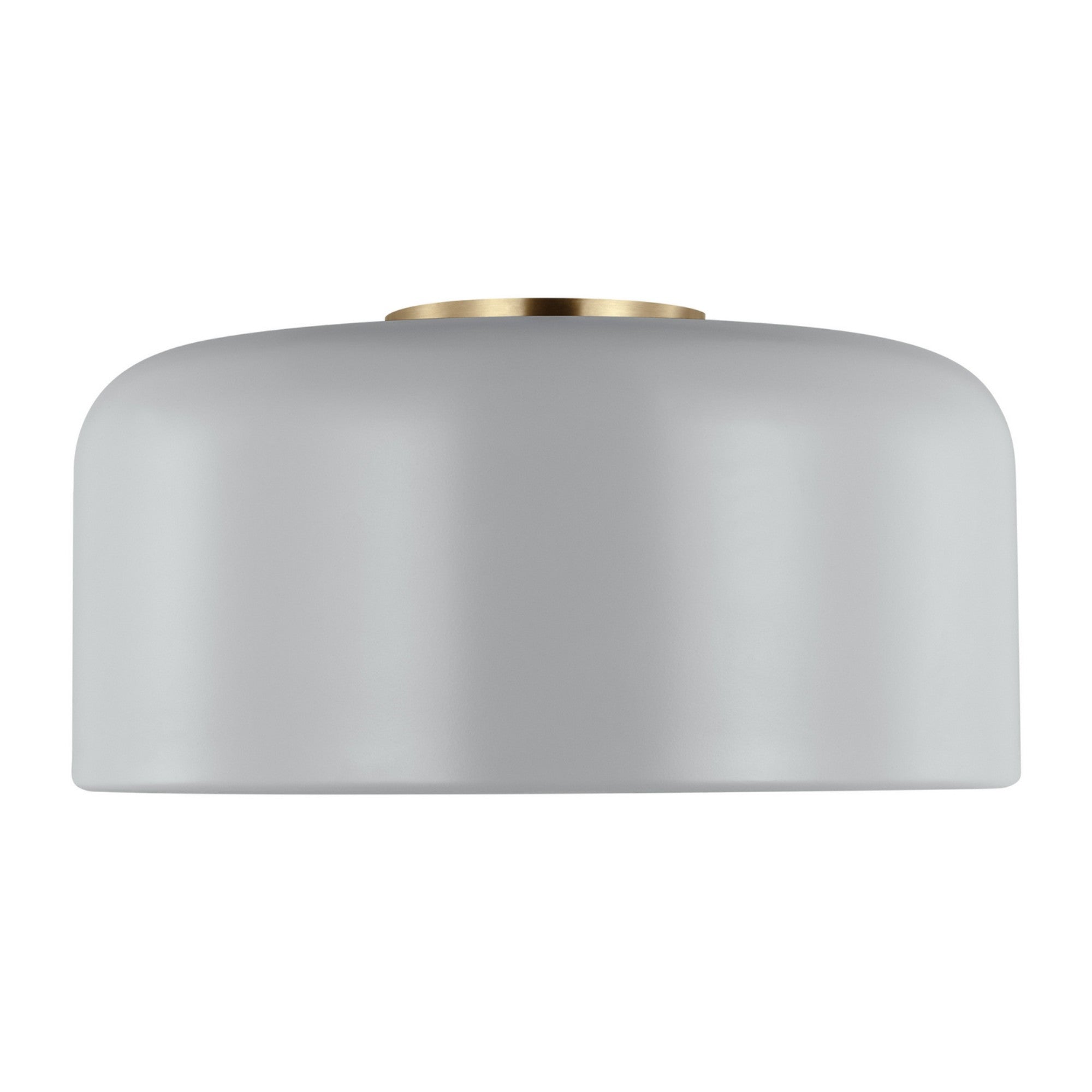 Malone 14" Medium Flush Mount, Matte Grey Finish - Bees Lighting