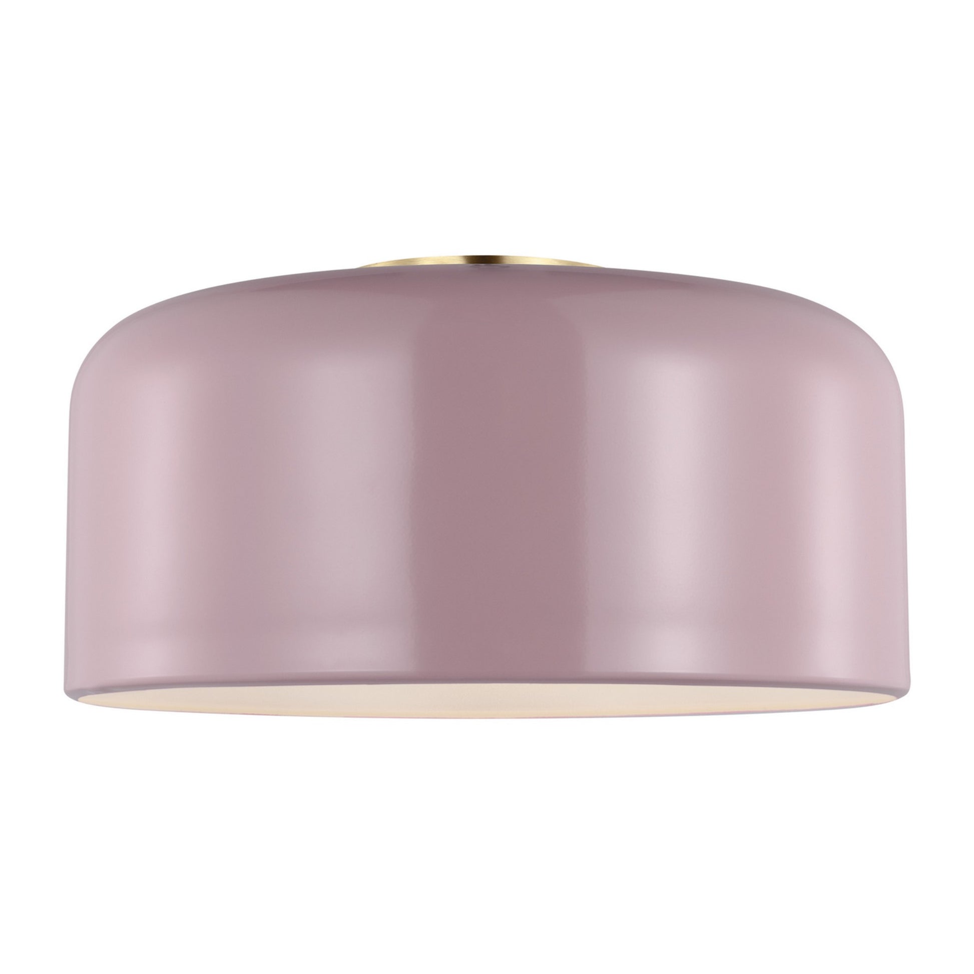 Malone 14" Medium Flush Mount, Rose Finish - Bees Lighting