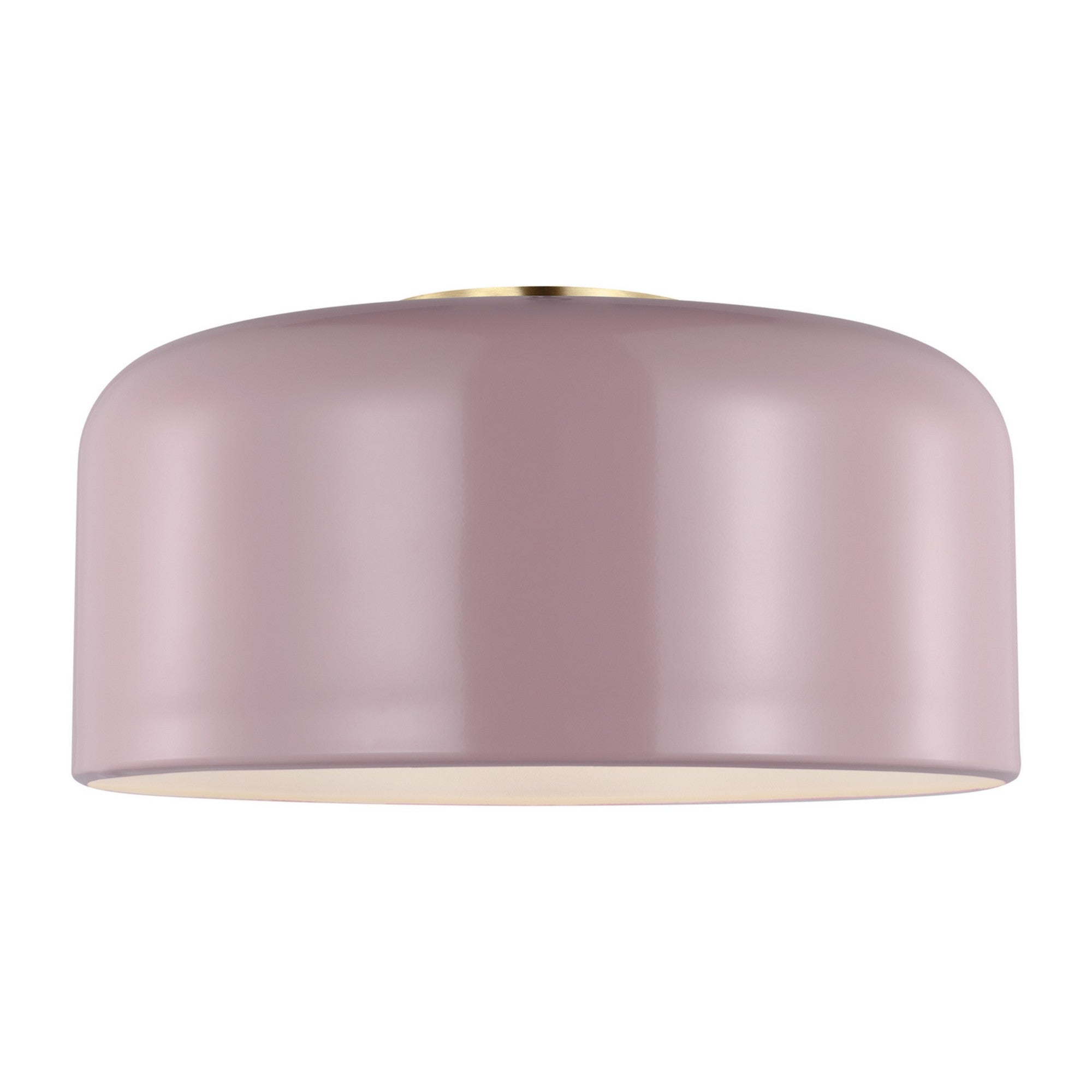 Malone 14" Medium Flush Mount, Rose Finish - Bees Lighting