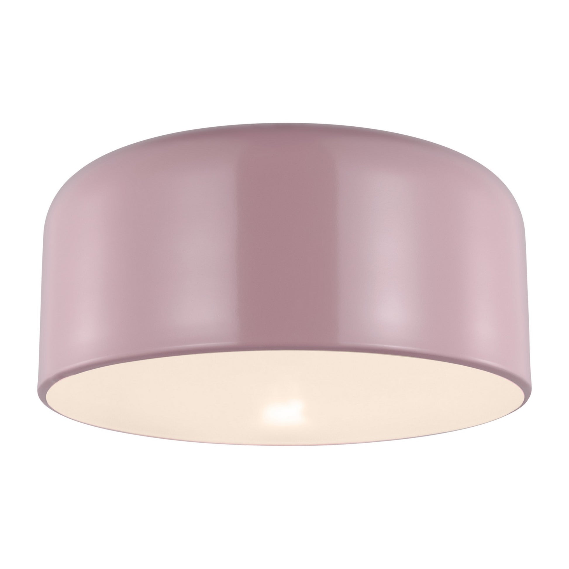 Malone 14" Medium Flush Mount, Rose Finish - Bees Lighting