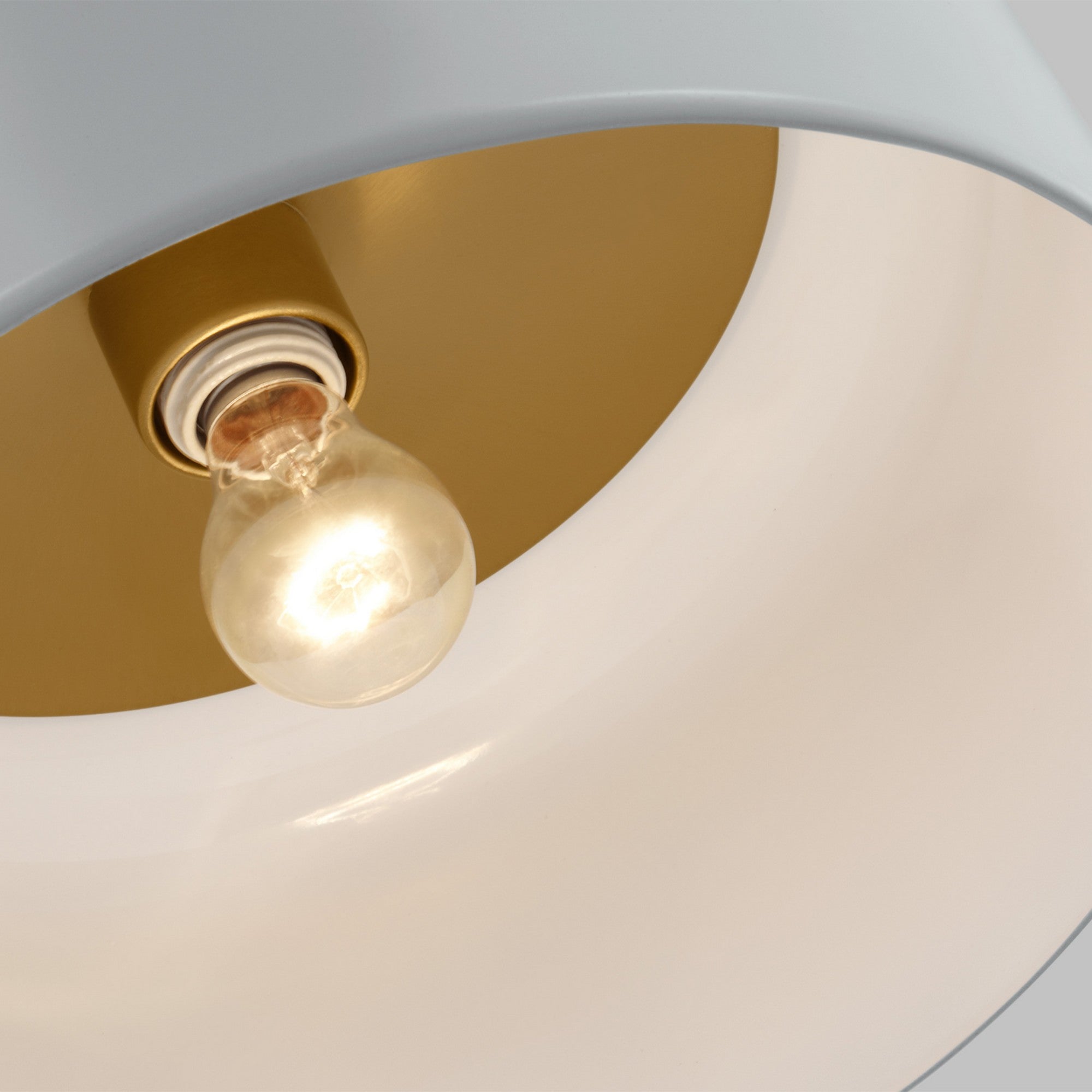 Malone 14" LED Medium Flush Mount, Matte Grey Finish - Bees Lighting