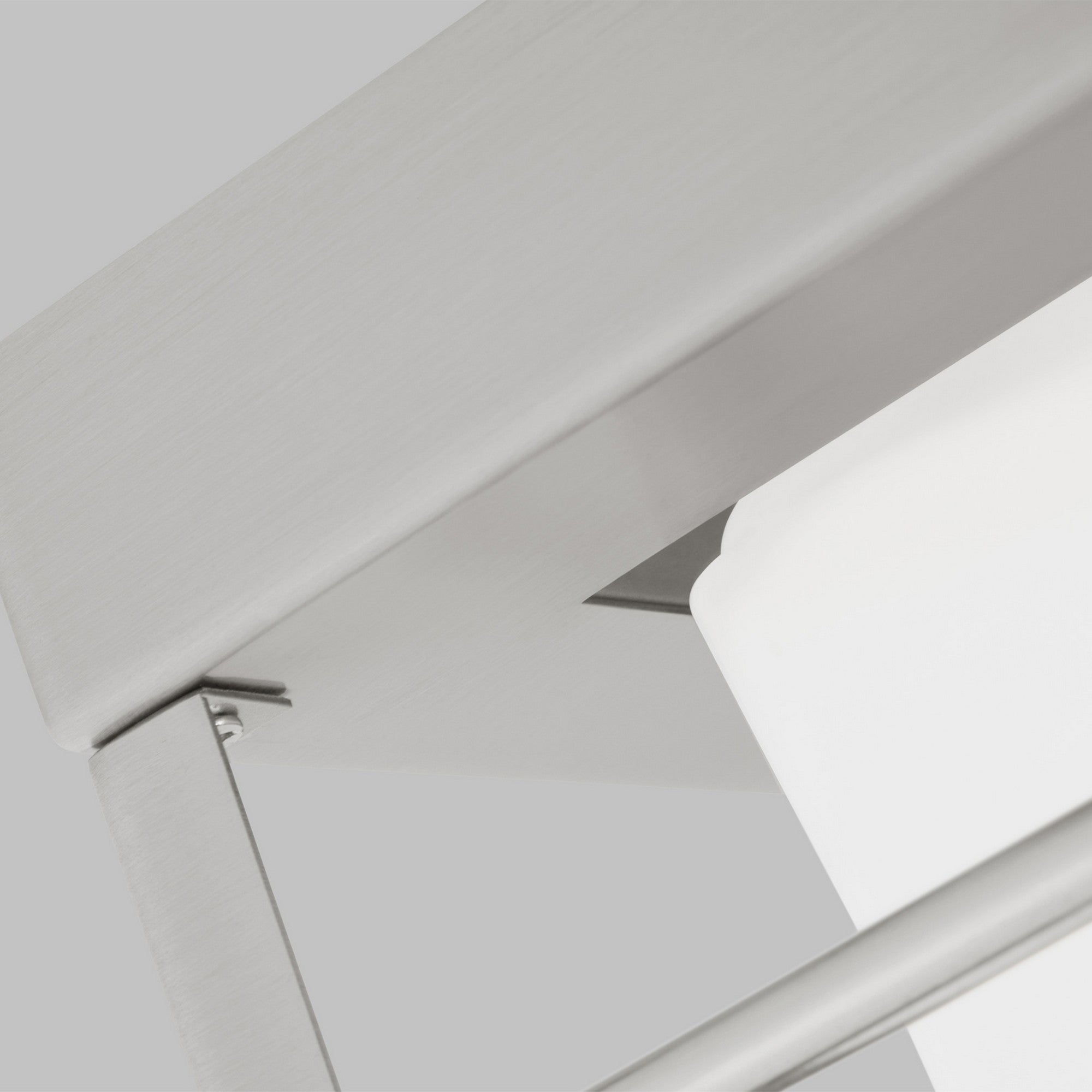Dearborn 12" Medium LED Flush Mount, Brushed Nickel Finish - Bees Lighting