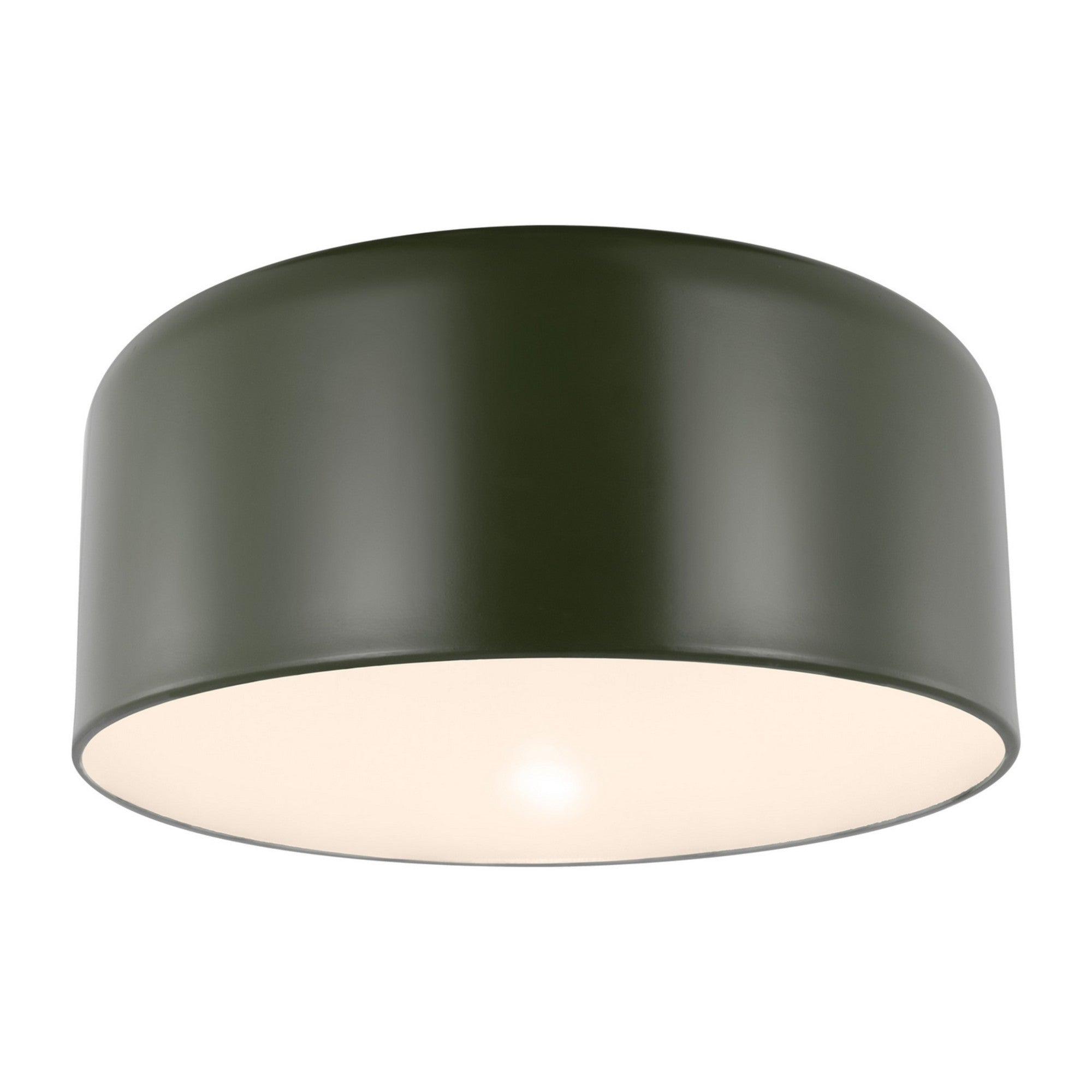 Malone 16" Large Flush Mount, Olive Finish - Bees Lighting