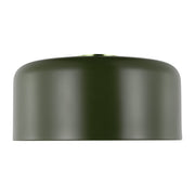 Malone 16" Large Flush Mount, Olive Finish - Bees Lighting