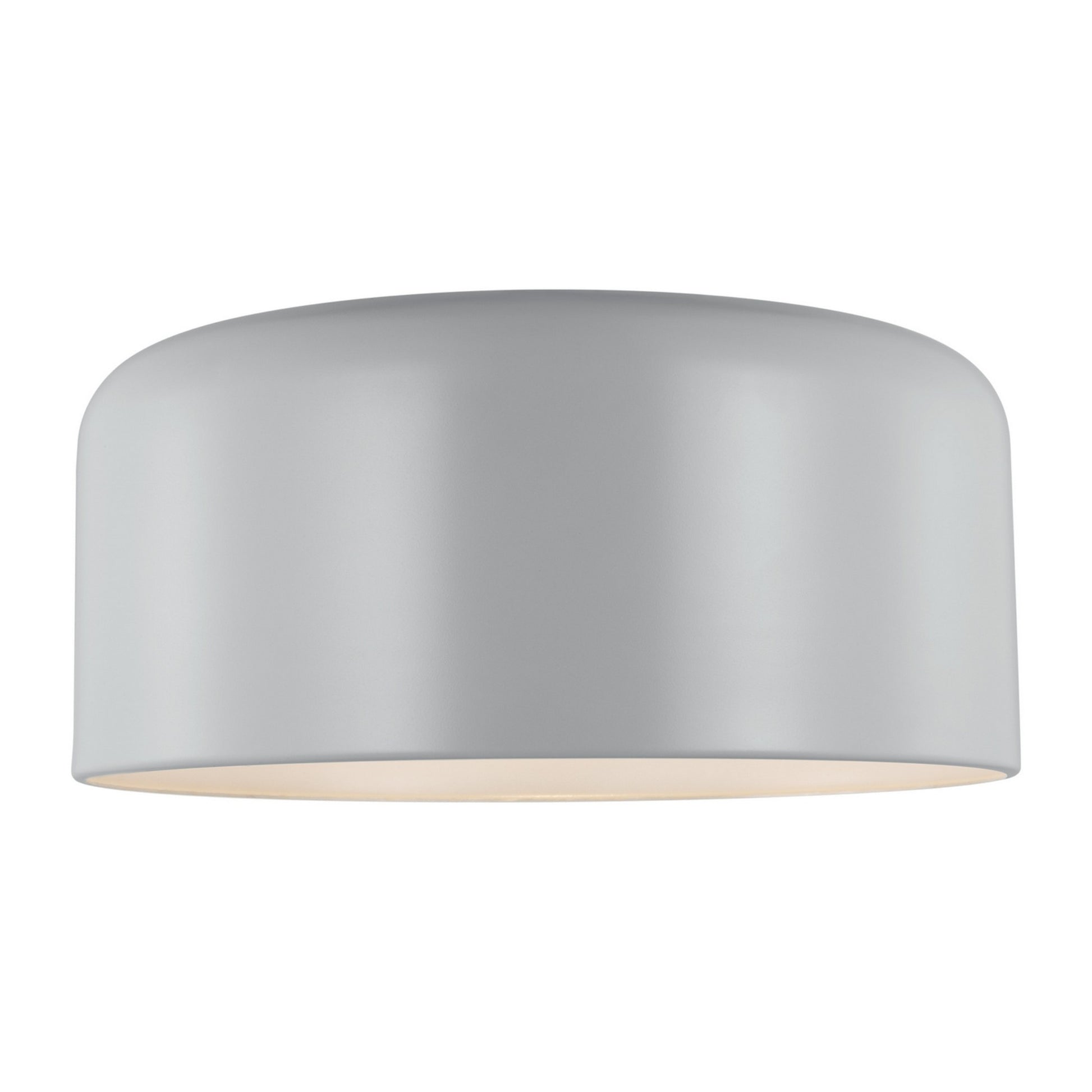 Malone 16" LED Large Flush Mount, Matte Grey Finish - Bees Lighting