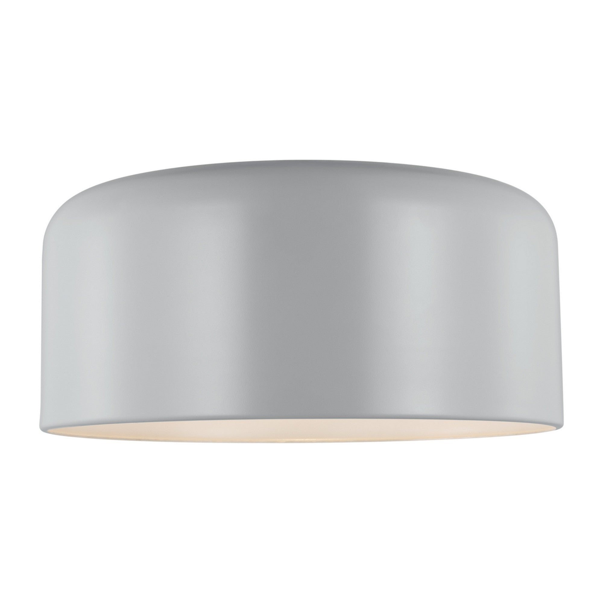 Malone 16" LED Large Flush Mount, Matte Grey Finish - Bees Lighting