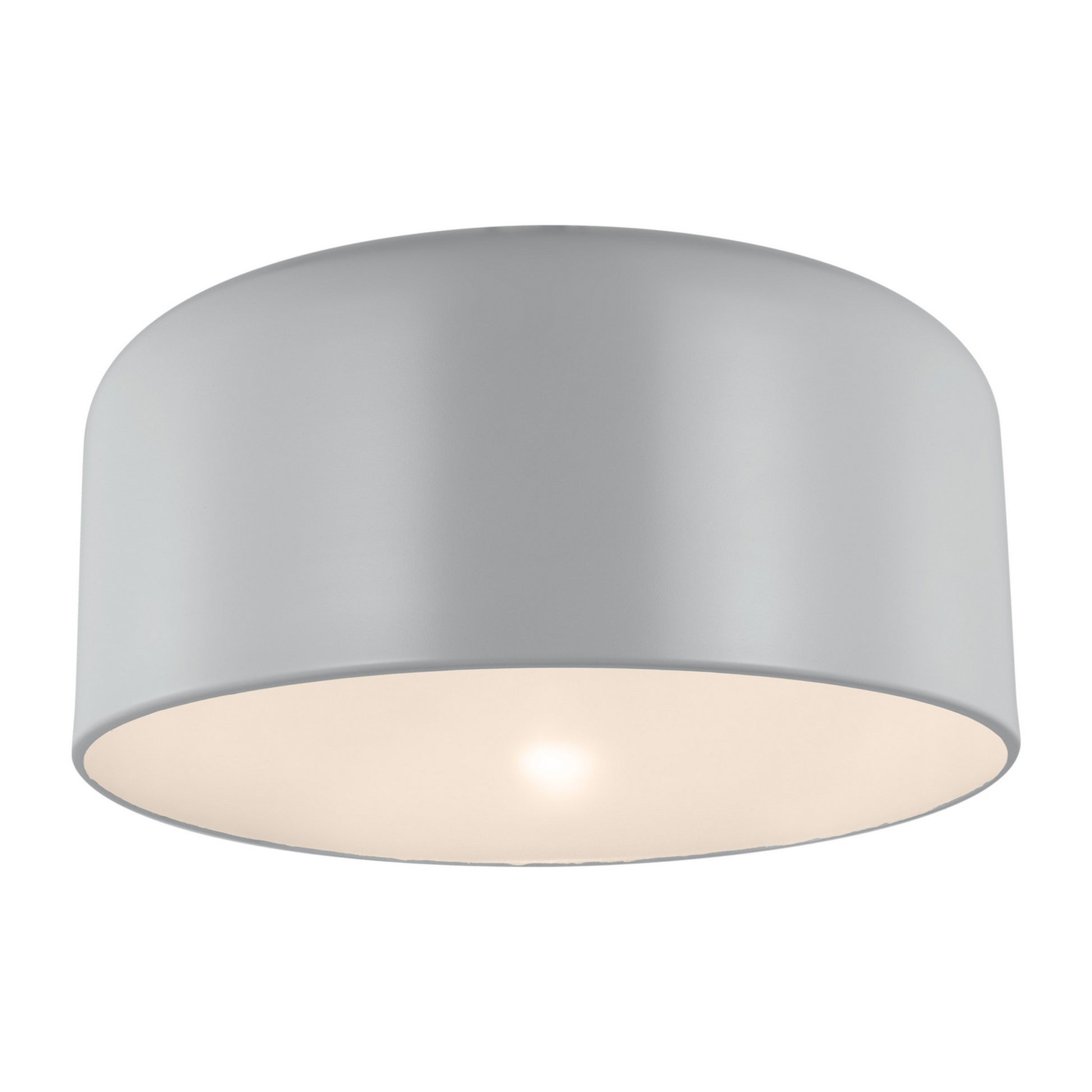 Malone 16" LED Large Flush Mount, Matte Grey Finish - Bees Lighting