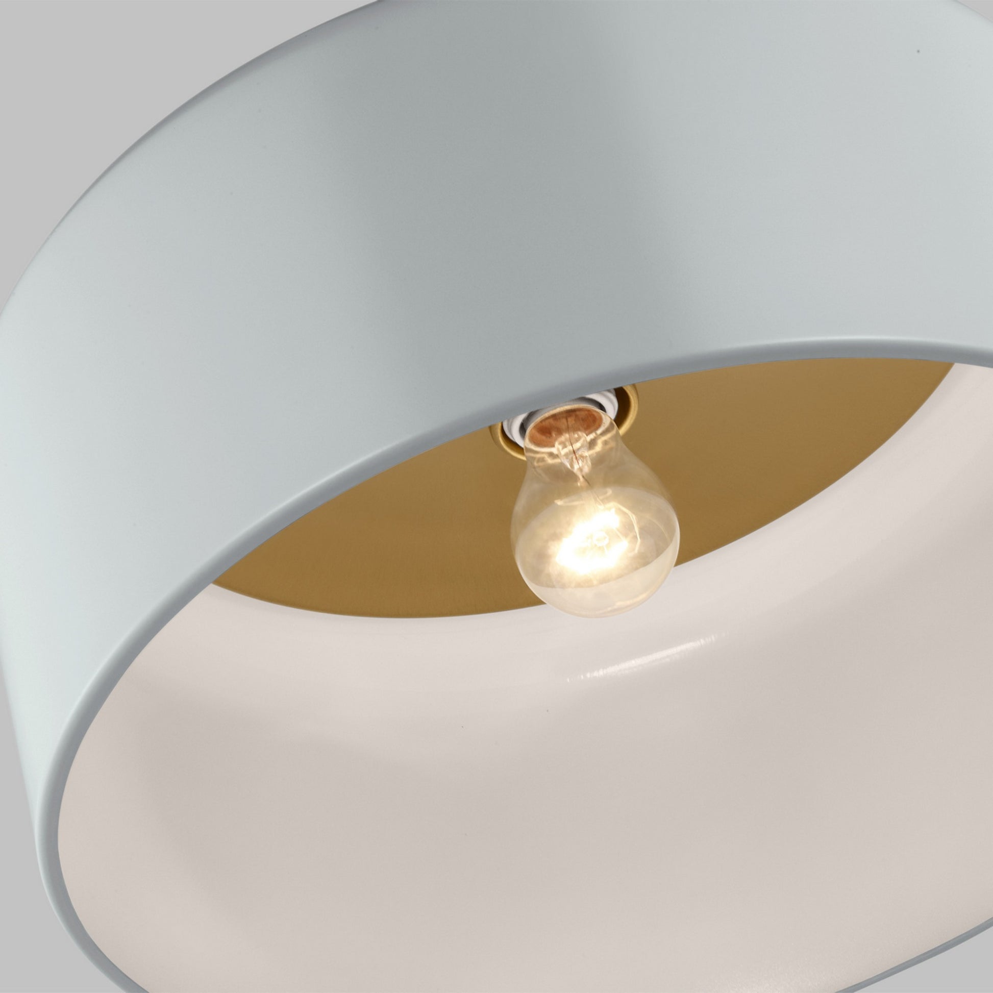 Malone 16" LED Large Flush Mount, Matte Grey Finish - Bees Lighting