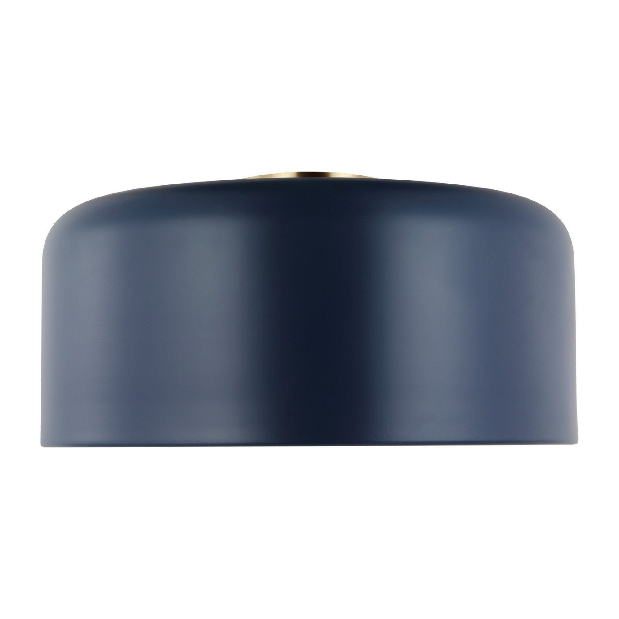 Malone 16" LED Large Flush Mount, Navy Finish - Bees Lighting