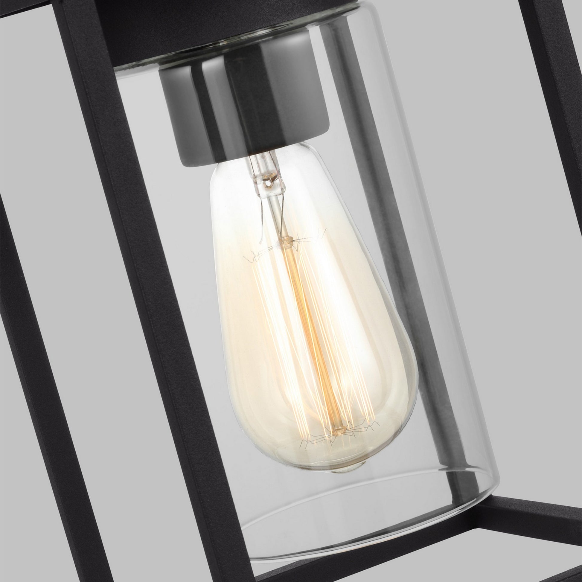 Vado 10" Outdoor Flush Mount, Black Finish - Bees Lighting