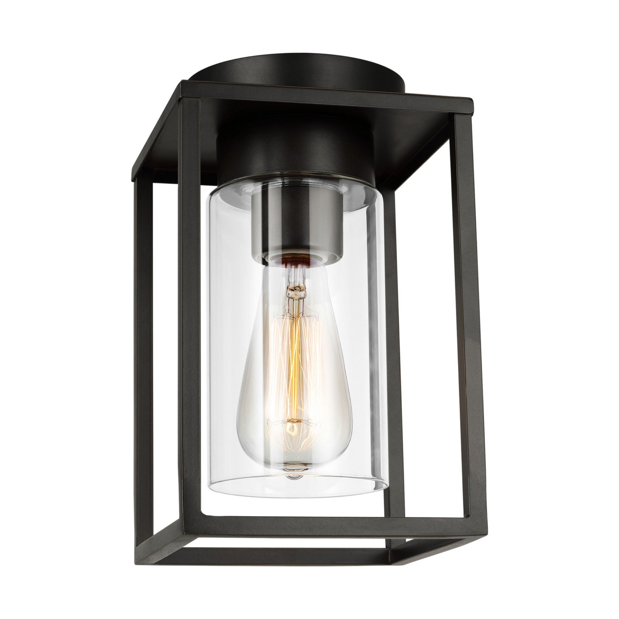 Vado 10" Outdoor Flush Mount, Antique Bronze Finish - Bees Lighting