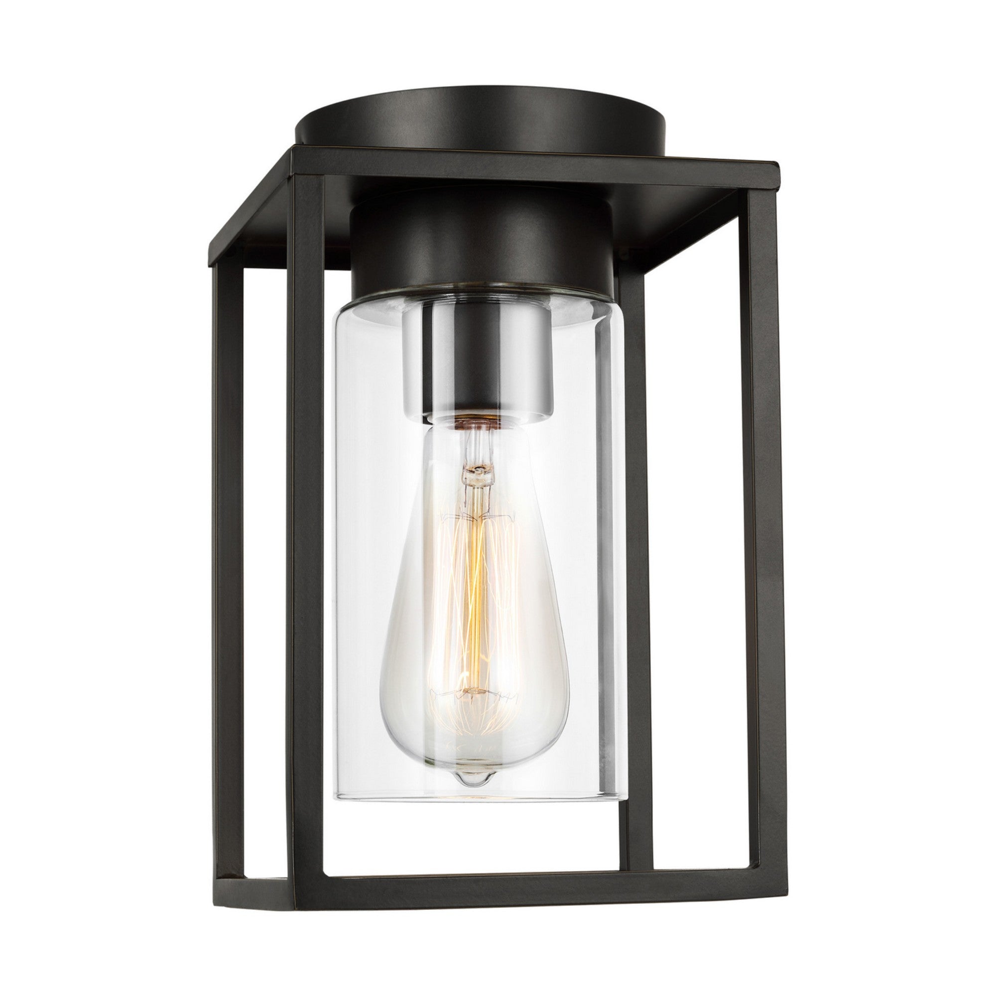 Vado 10" Outdoor Flush Mount, Antique Bronze Finish - Bees Lighting