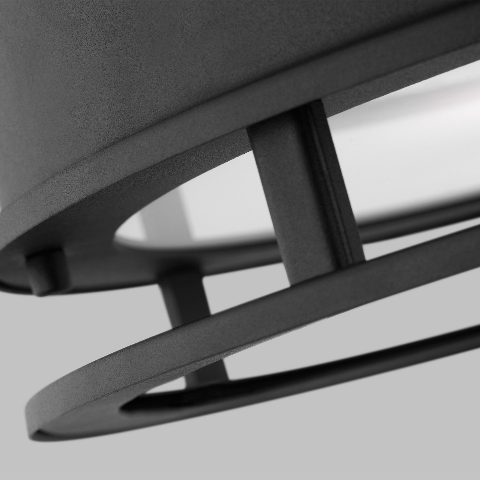 Union 15" LED Outdoor Flush Mount, Black Finish - Bees Lighting