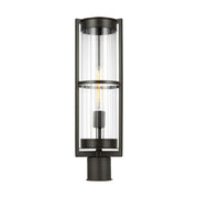 Alcona 21" Outdoor Post Lantern, Antique Bronze Finish - Bees Lighting