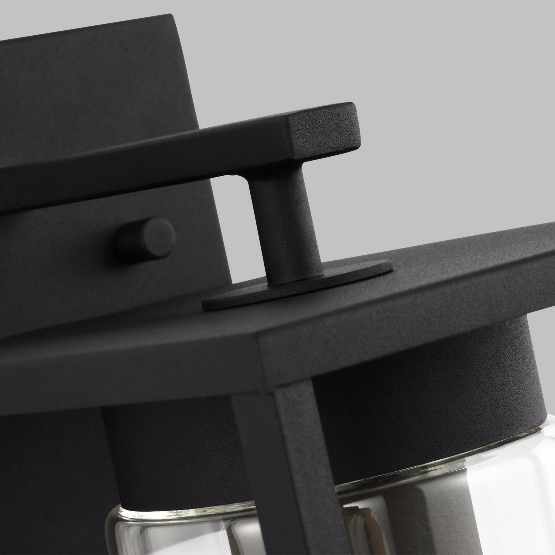 Vado 12" Small Outdoor Wall Lantern, Black Finish - Bees Lighting