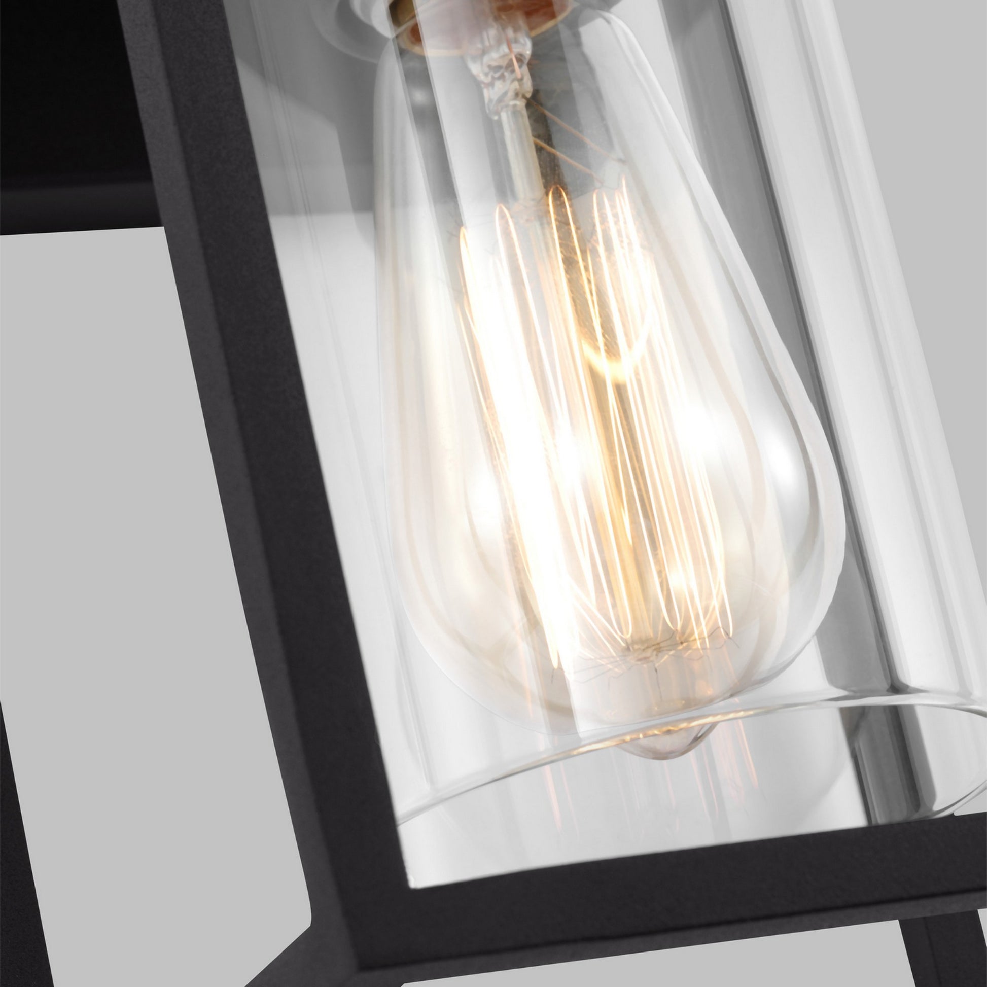 Vado 12" Small Outdoor Wall Lantern, Black Finish - Bees Lighting