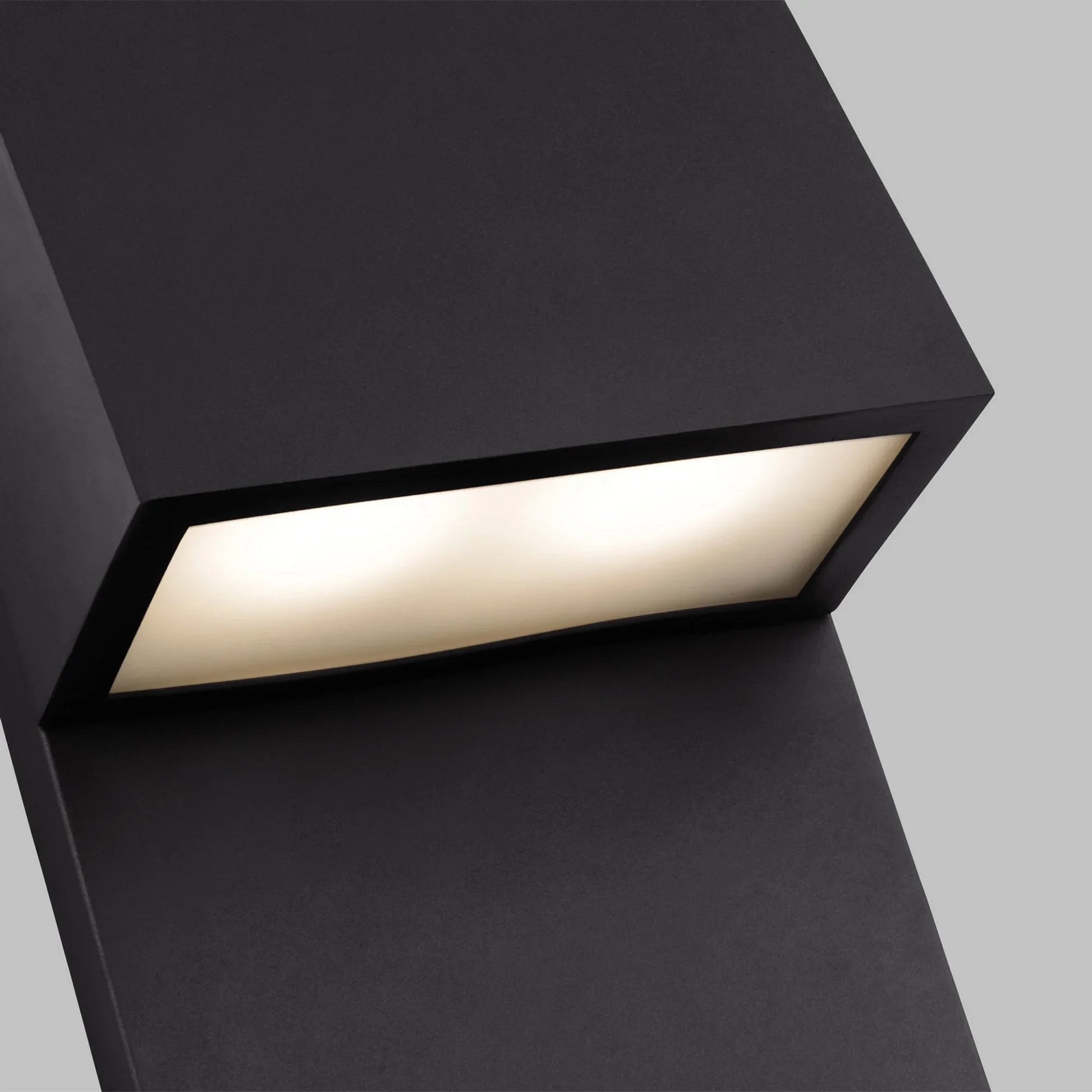 Rocha 25" X-Large LED Outdoor Wall Lantern, Black Finish - Bees Lighting