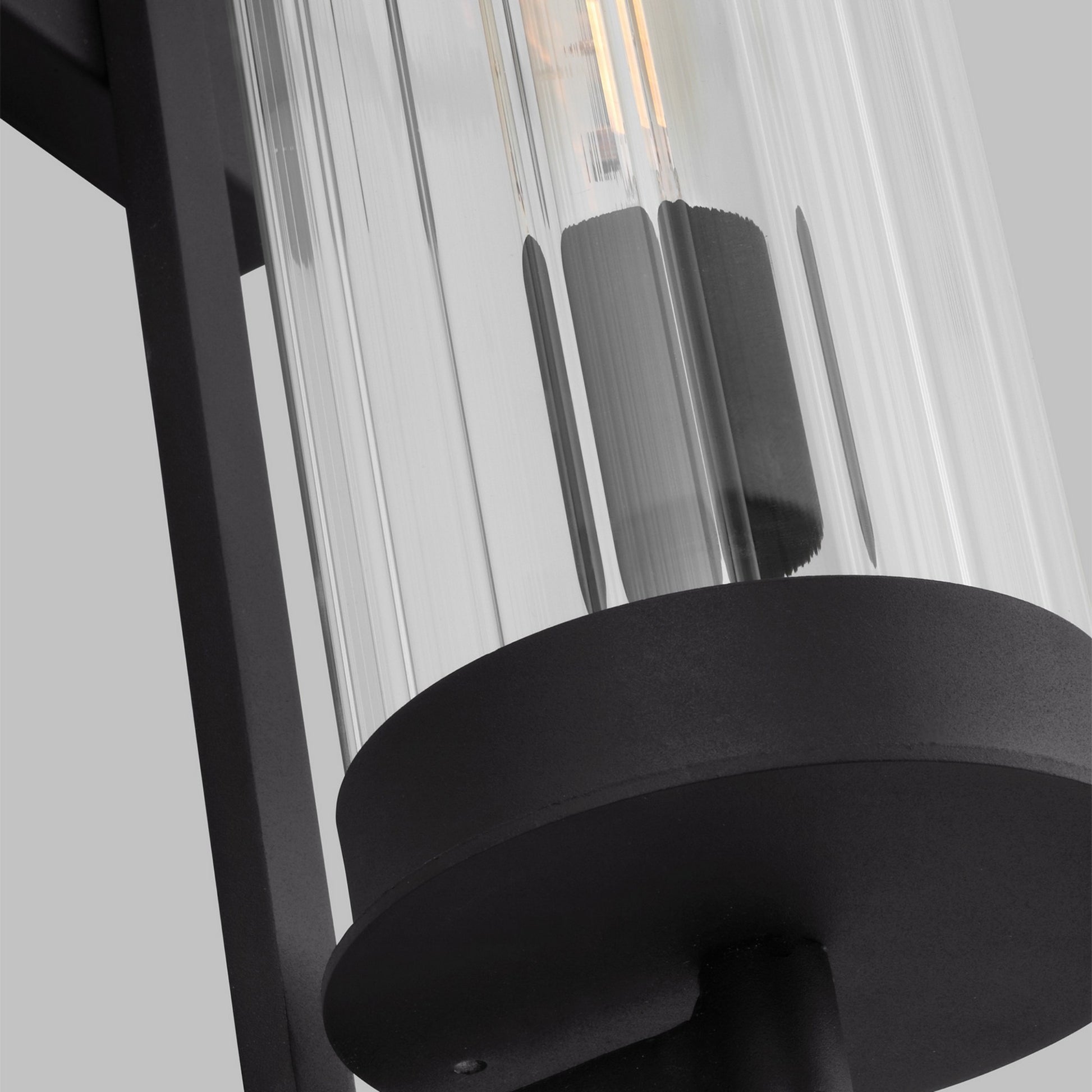 Alcona 24" X-Large Outdoor Wall Lantern, Black Finish - Bees Lighting