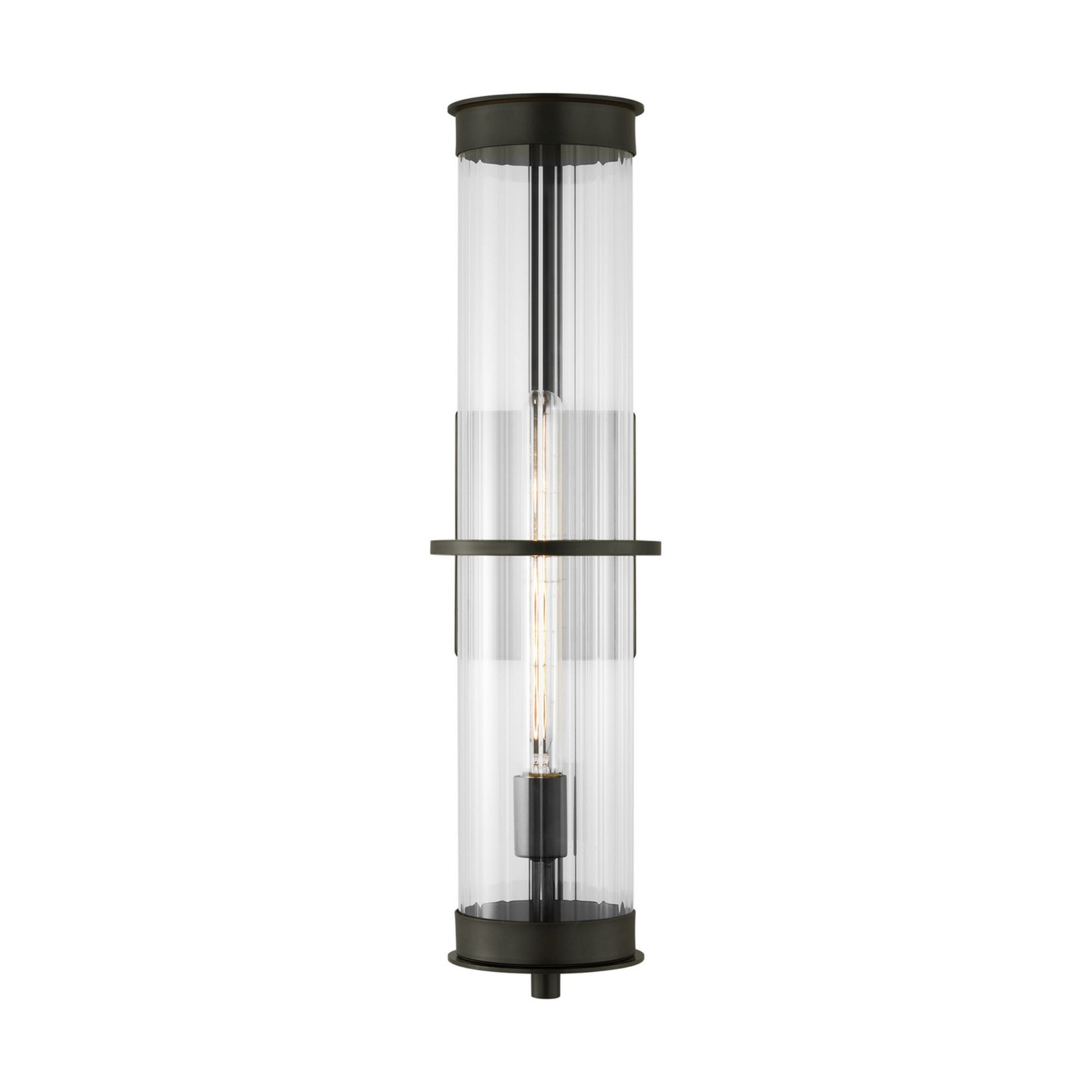 Alcona 24" X-Large Outdoor Wall Lantern, Antique Bronze Finish - Bees Lighting