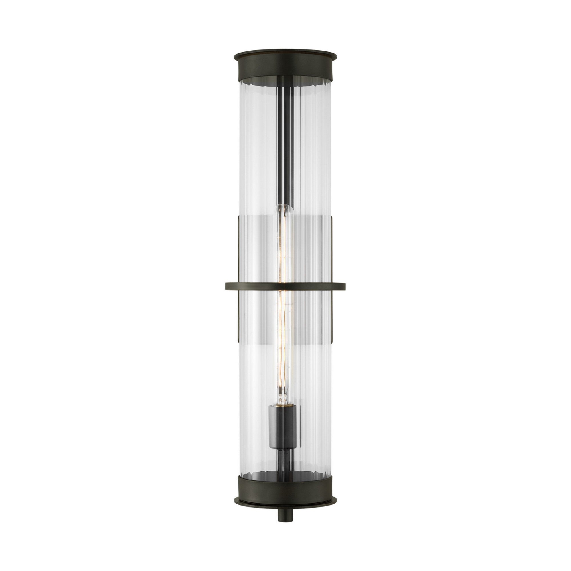 Alcona 24" X-Large Outdoor Wall Lantern, Antique Bronze Finish - Bees Lighting