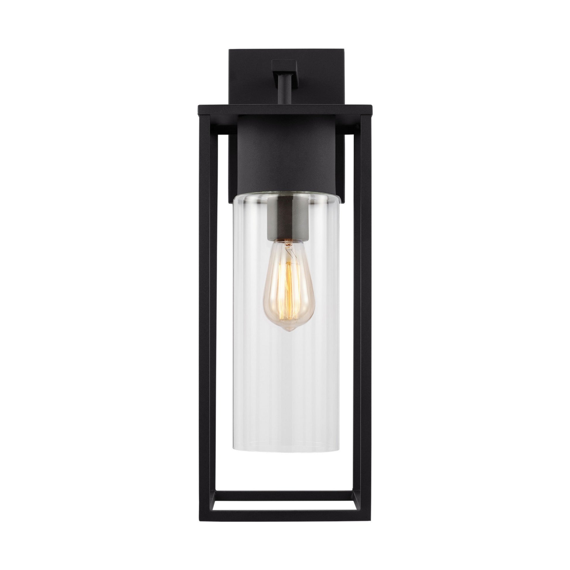 Vado 23" X-Large Outdoor Wall Lantern, Black Finish - Bees Lighting