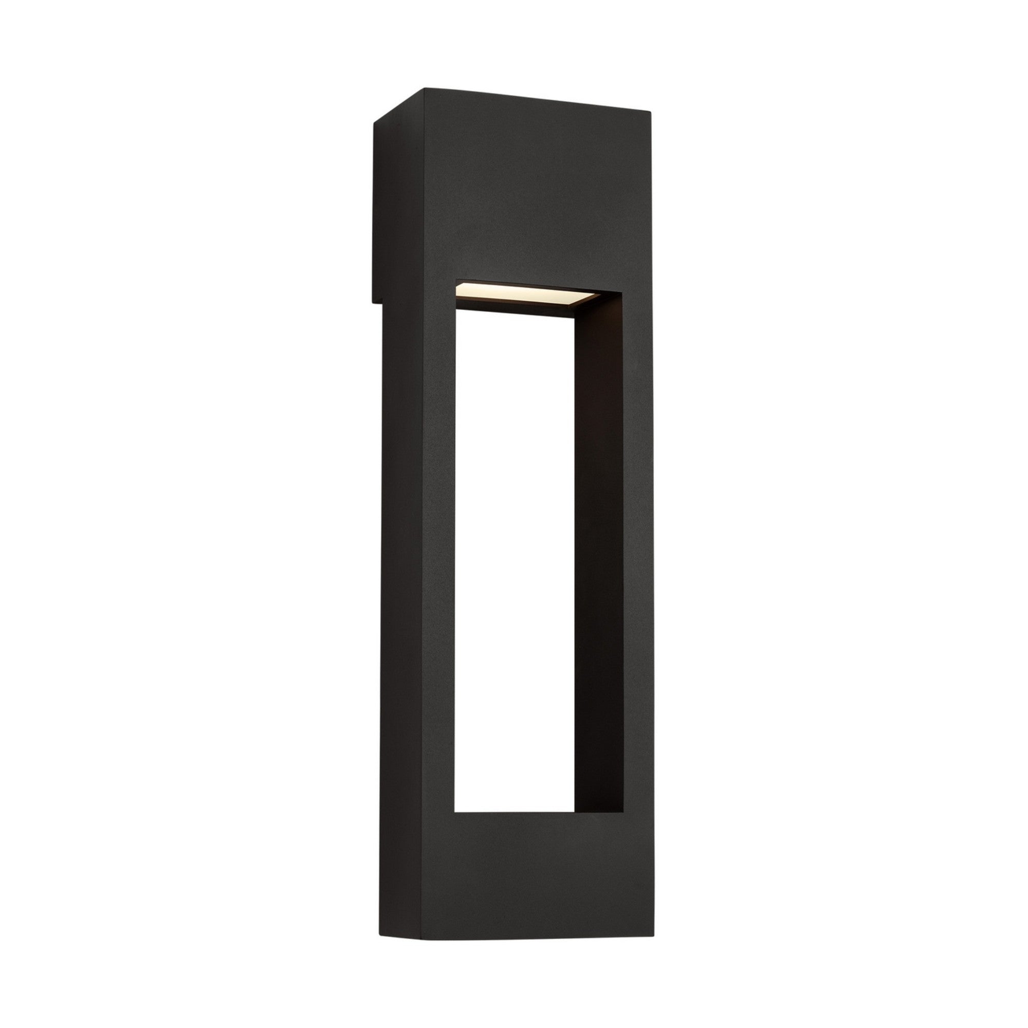 Testa 24" X-Large LED Outdoor Wall Lantern, Black Finish - Bees Lighting