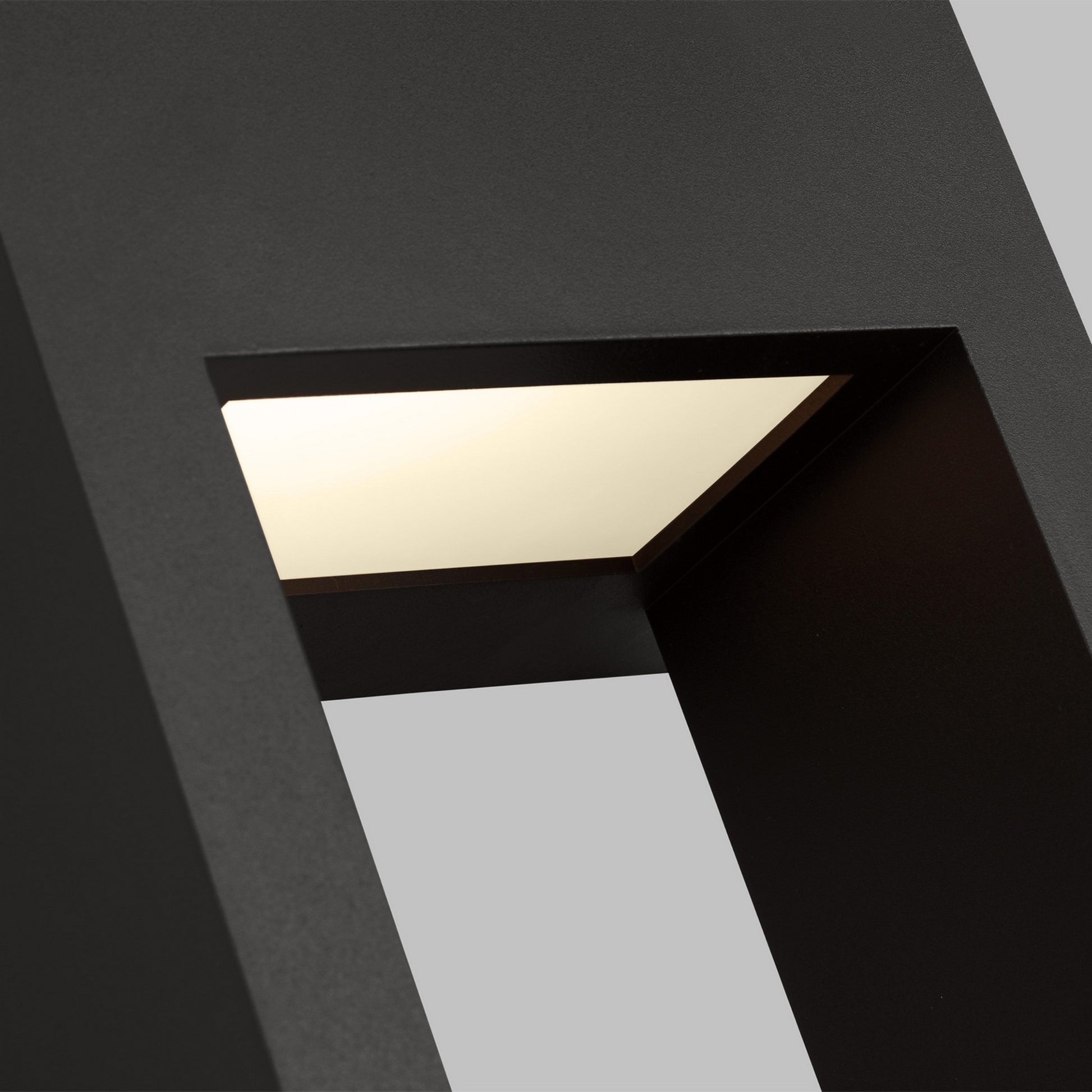 Testa 24" X-Large LED Outdoor Wall Lantern, Black Finish - Bees Lighting