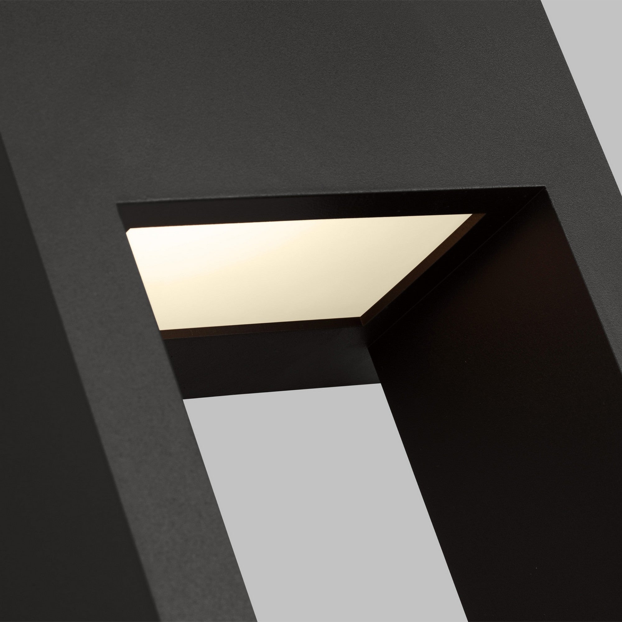 Testa 24" X-Large LED Outdoor Wall Lantern, Black Finish - Bees Lighting