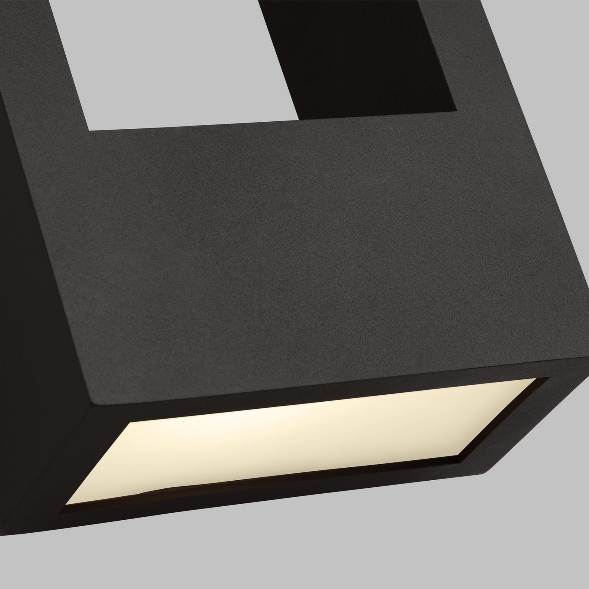 Testa 24" X-Large LED Outdoor Wall Lantern, Black Finish - Bees Lighting