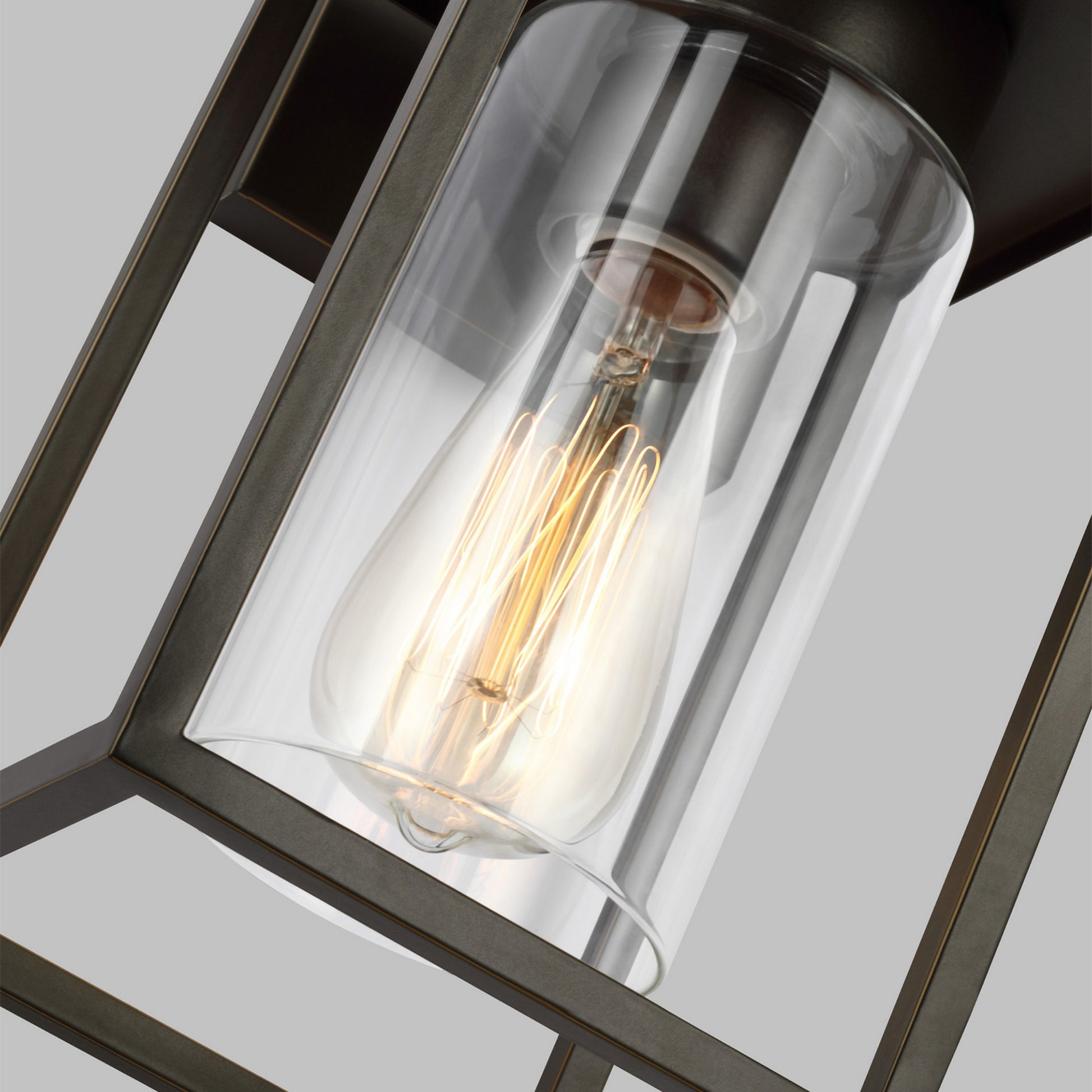 Vado 12" Small Outdoor Wall Lantern, Antique Bronze Finish - Bees Lighting
