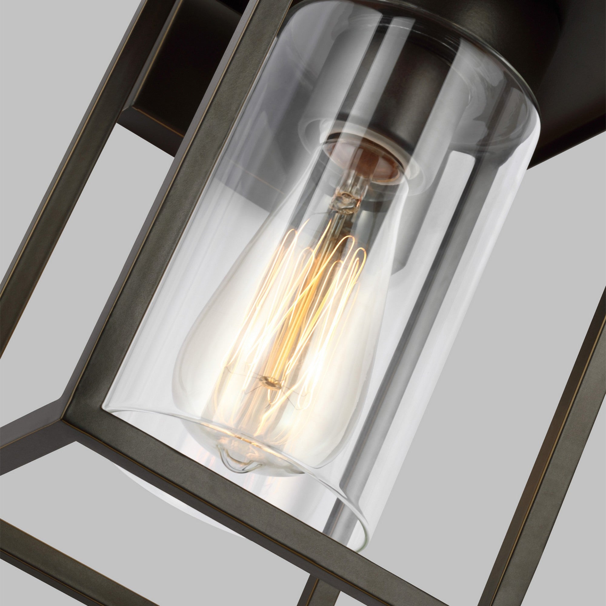 Vado 12" Small Outdoor Wall Lantern, Antique Bronze Finish - Bees Lighting