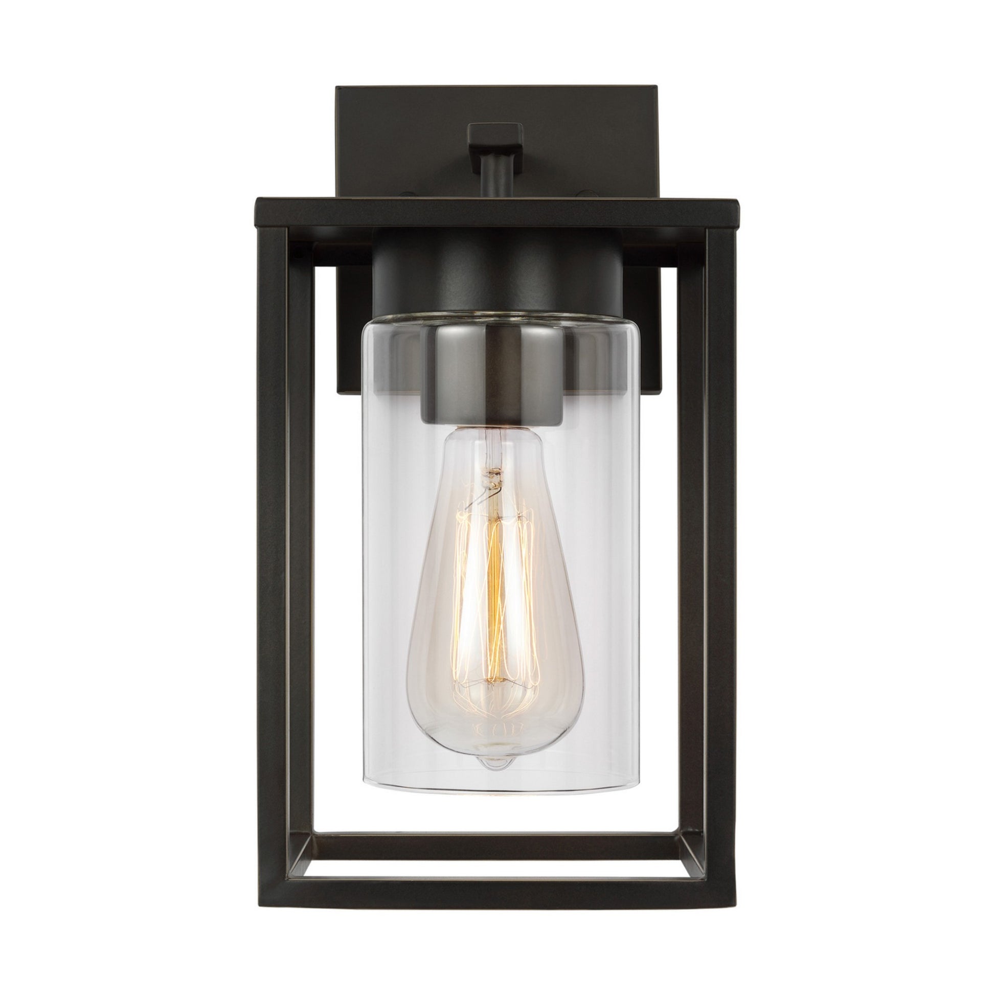 Vado 12" Small Outdoor Wall Lantern, Antique Bronze Finish - Bees Lighting
