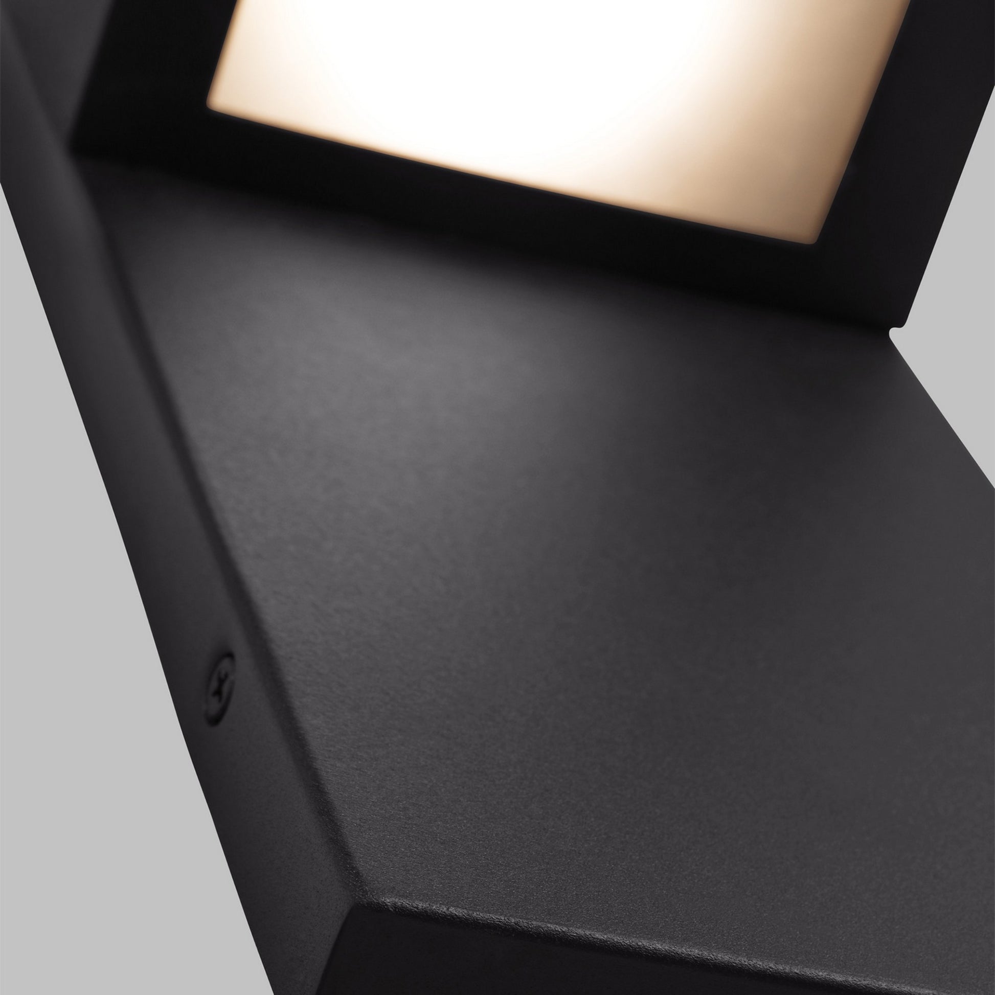 Rocha 12" Small LED Outdoor Wall Lantern, Black Finish - Bees Lighting