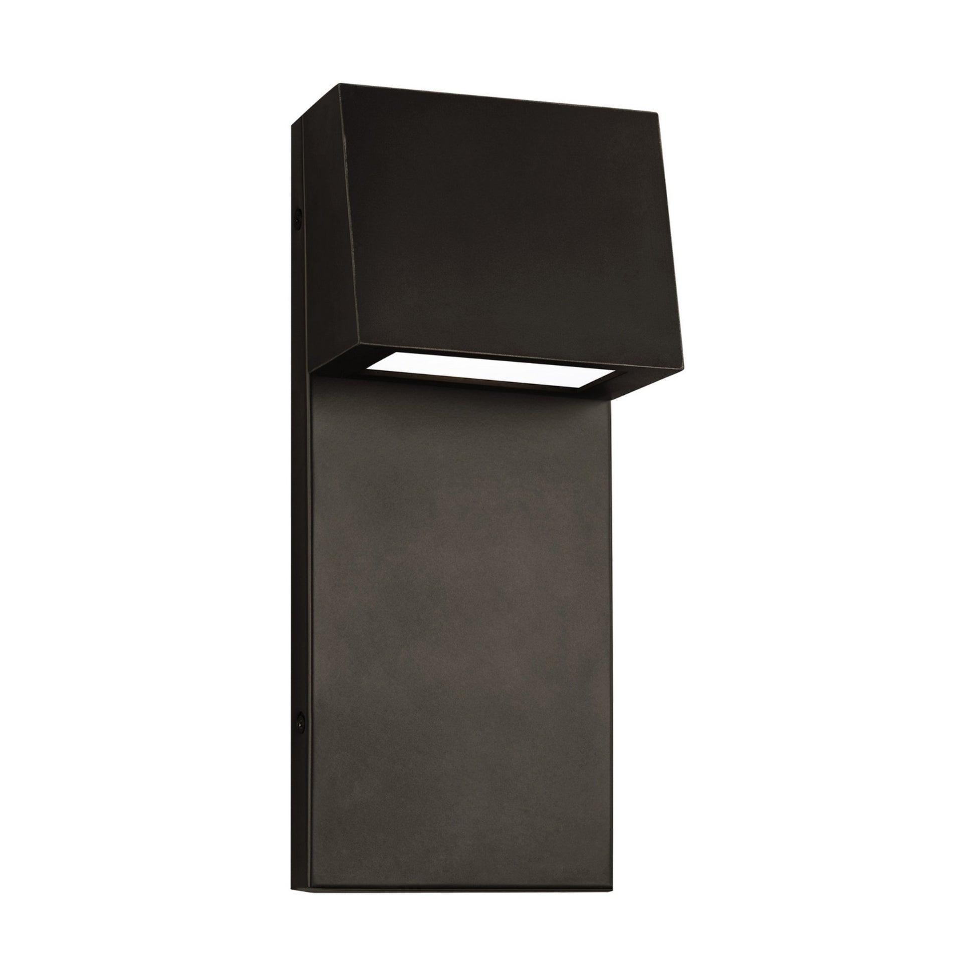 Rocha 12" Small LED Outdoor Wall Lantern, Antique Bronze Finish - Bees Lighting
