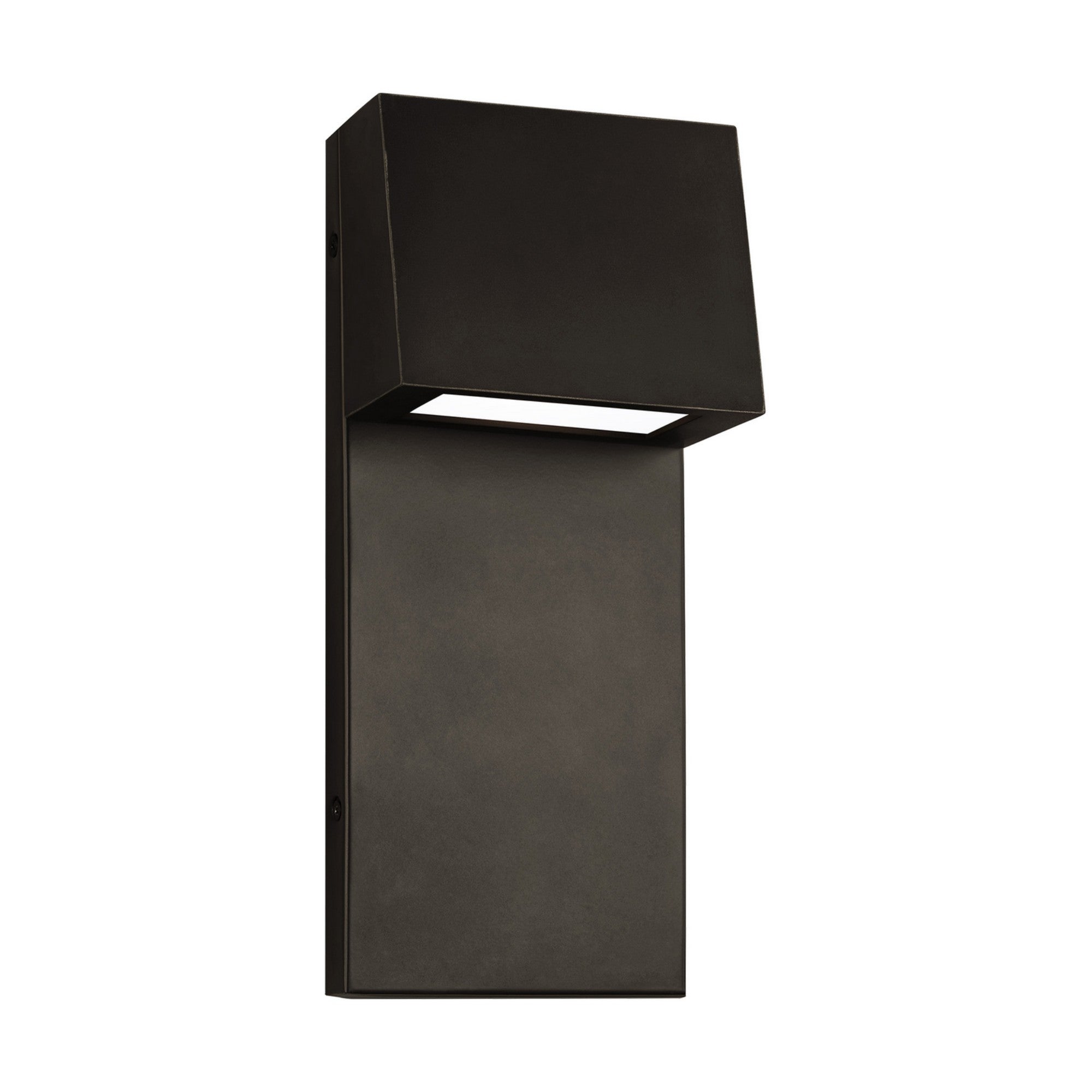 Rocha 12" Small LED Outdoor Wall Lantern, Antique Bronze Finish - Bees Lighting
