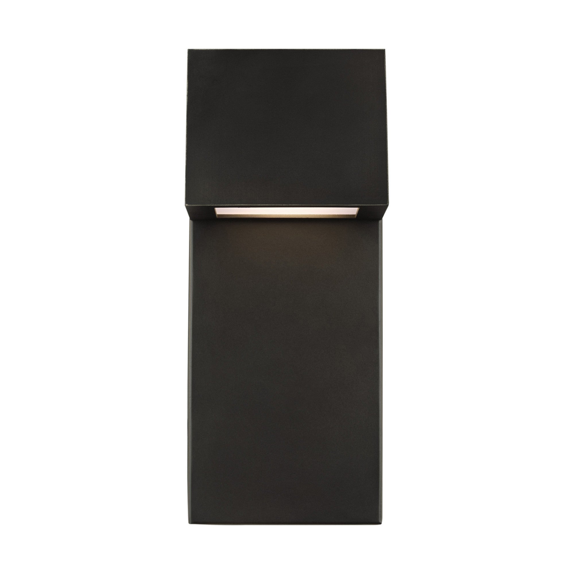 Rocha 12" Small LED Outdoor Wall Lantern, Antique Bronze Finish - Bees Lighting