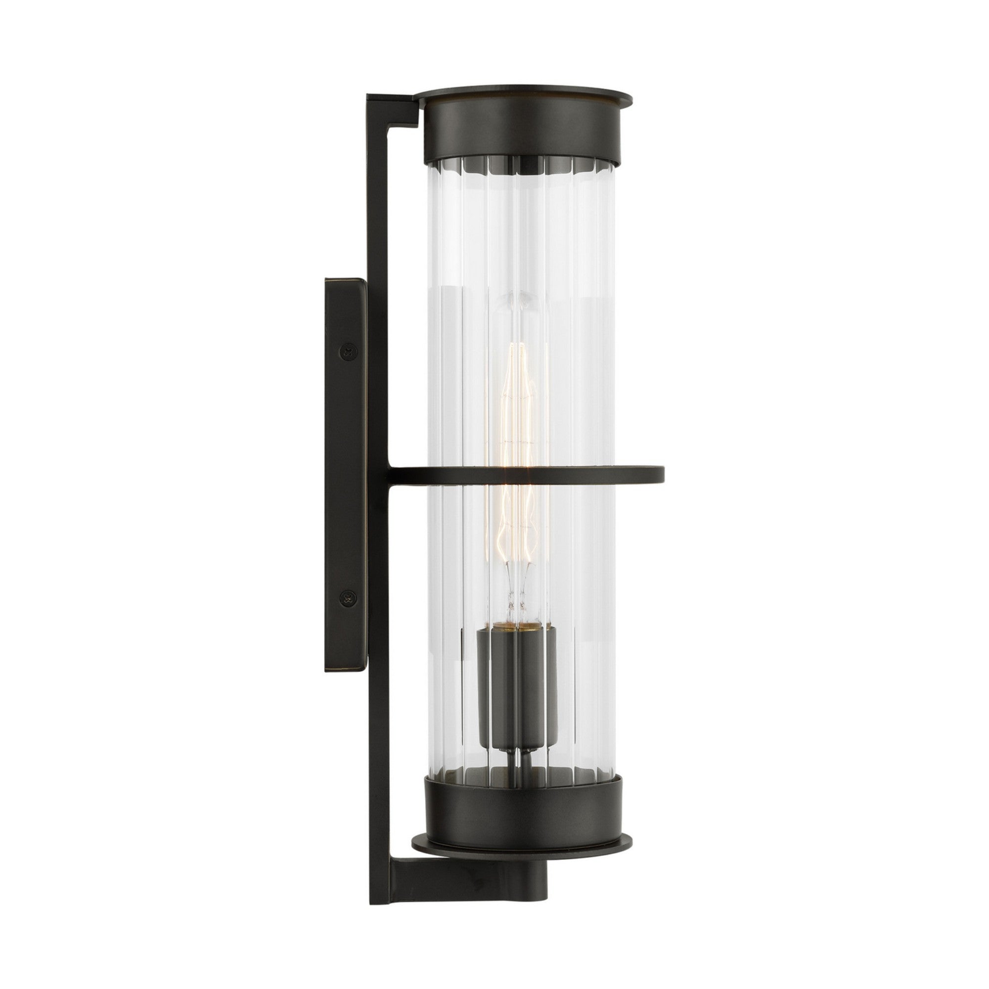 Alcona 15" Medium Outdoor Wall Lantern, Antique Bronze Finish - Bees Lighting