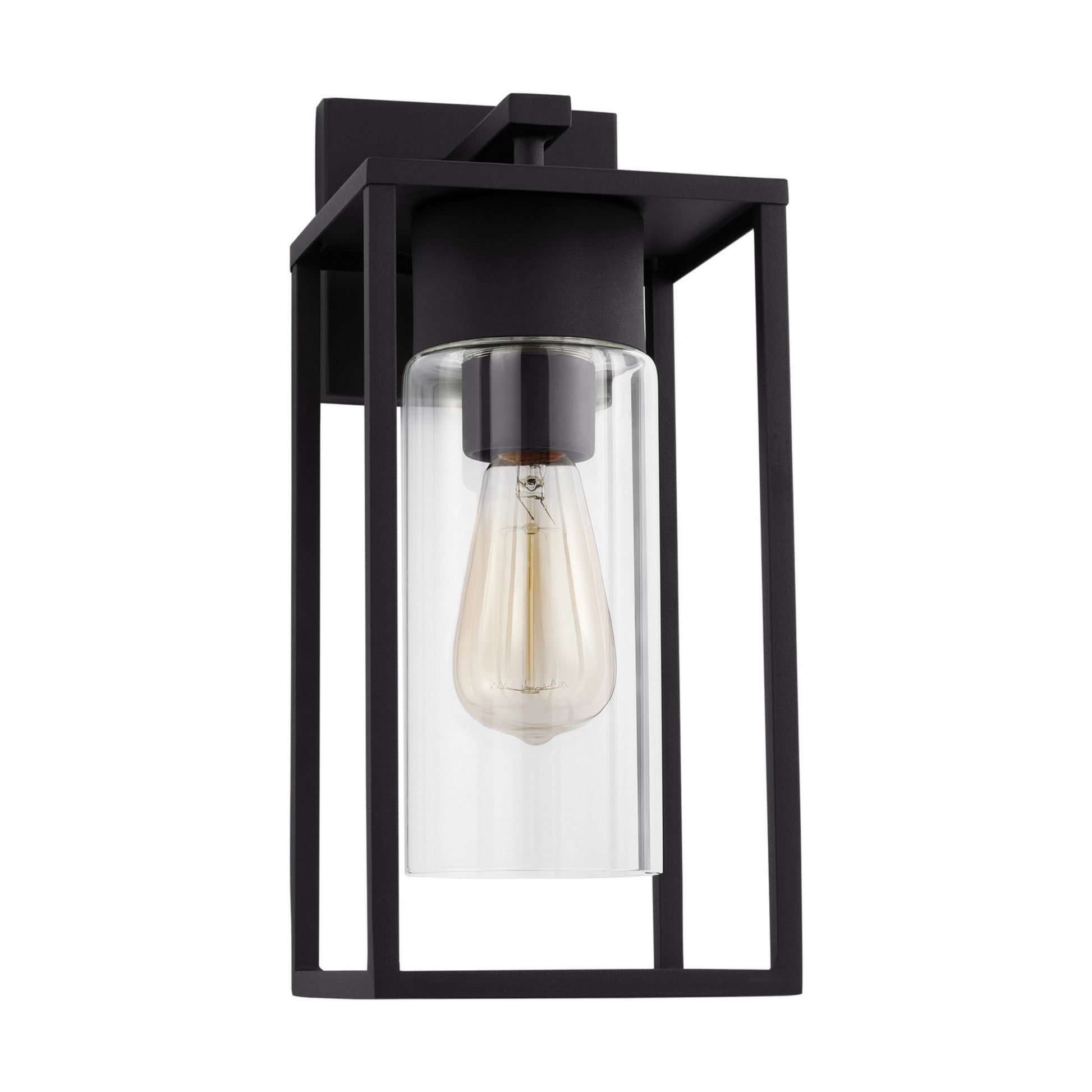 Vado 15" Medium Outdoor Wall Lantern, Black Finish - Bees Lighting