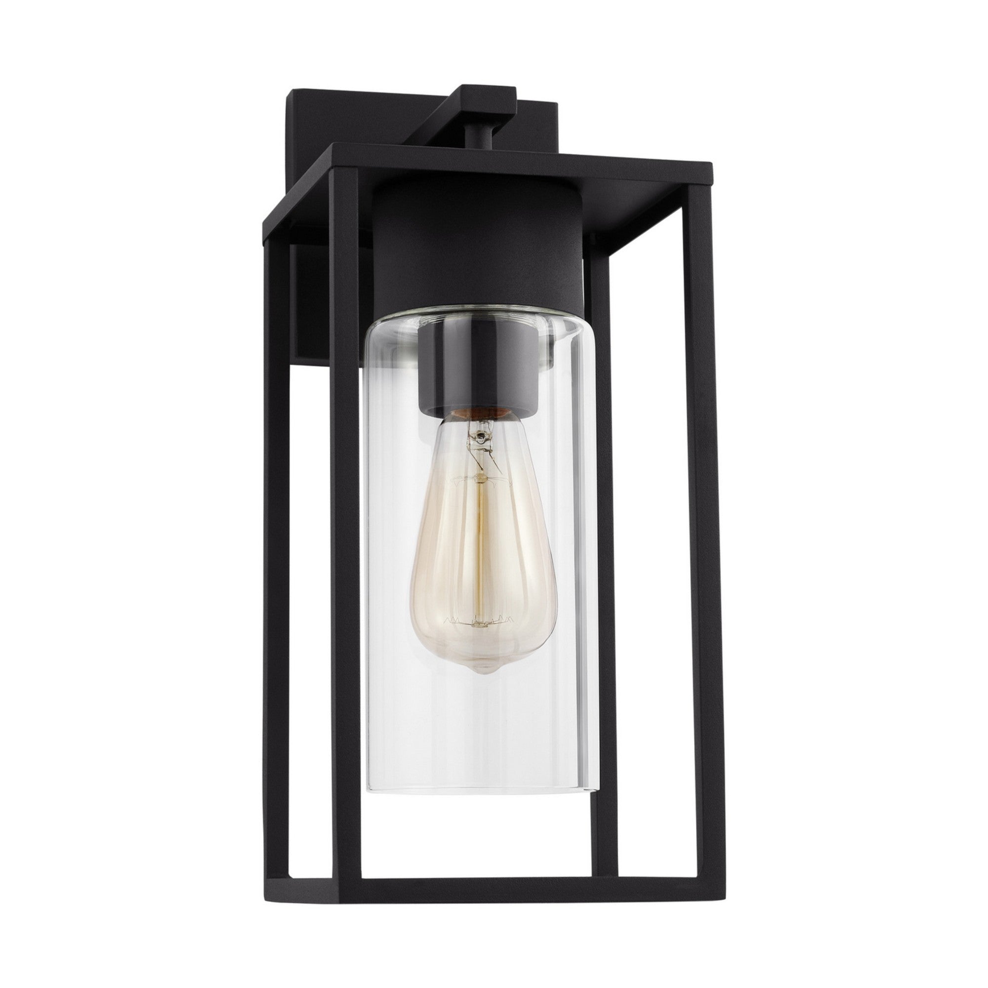 Vado 15" Medium Outdoor Wall Lantern, Black Finish - Bees Lighting