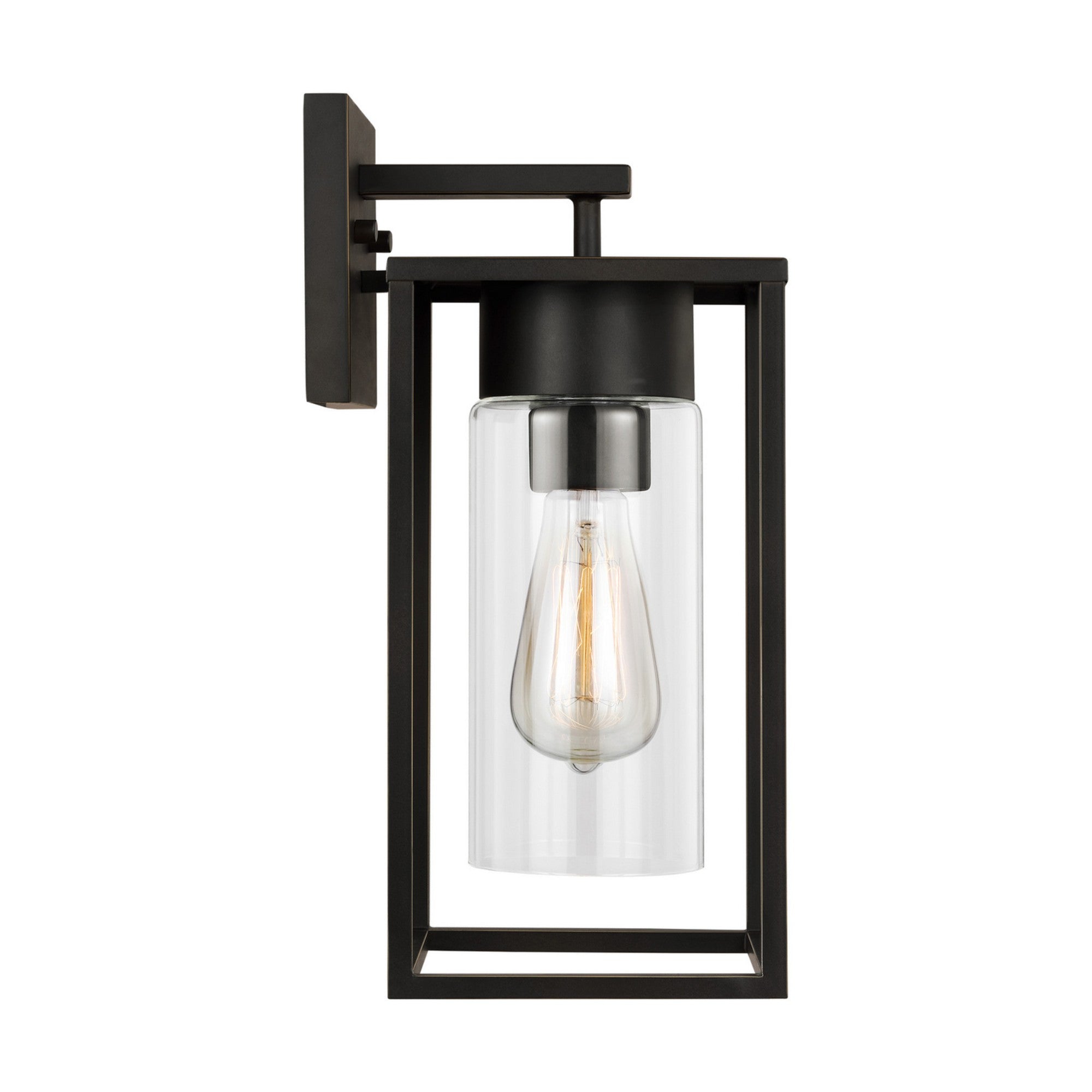 Vado 15" Medium Outdoor Wall Lantern, Antique Bronze Finish - Bees Lighting