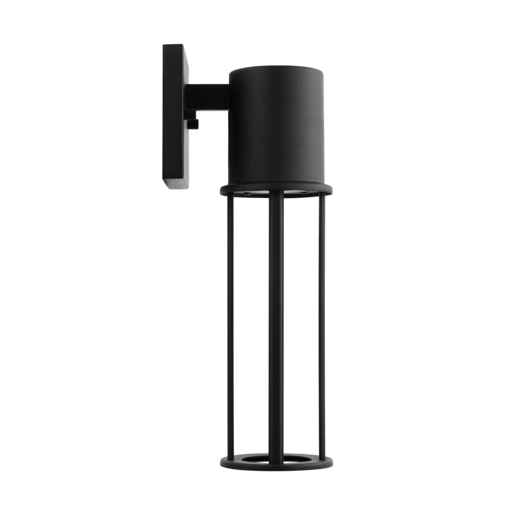 Union 16" Medium LED Outdoor Wall Lantern, Black Finish - Bees Lighting
