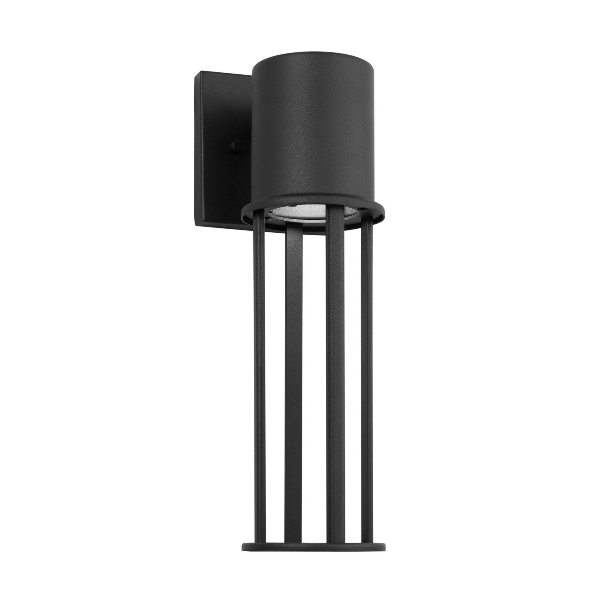 Union 16" Medium LED Outdoor Wall Lantern, Black Finish - Bees Lighting