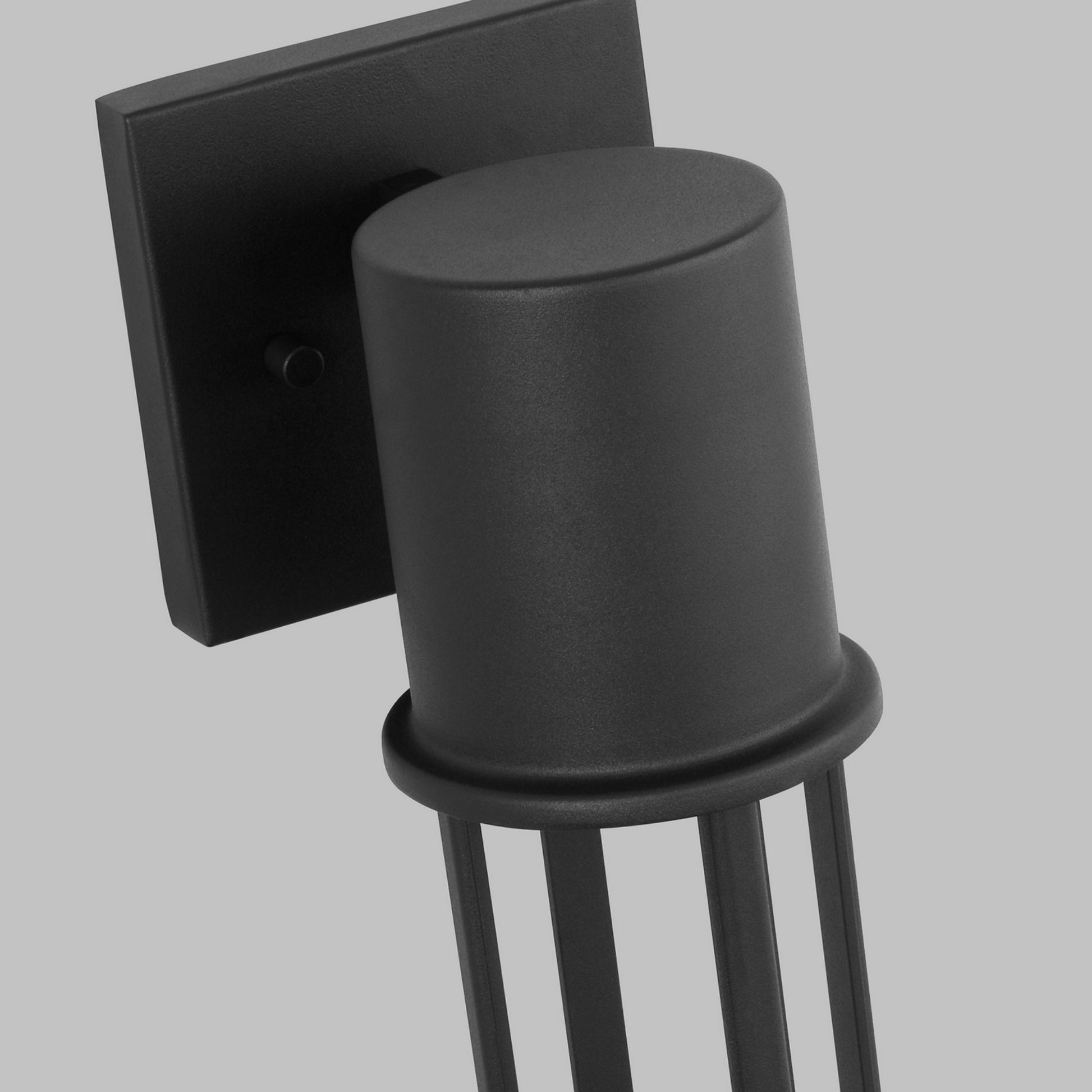 Union 16" Medium LED Outdoor Wall Lantern, Black Finish - Bees Lighting