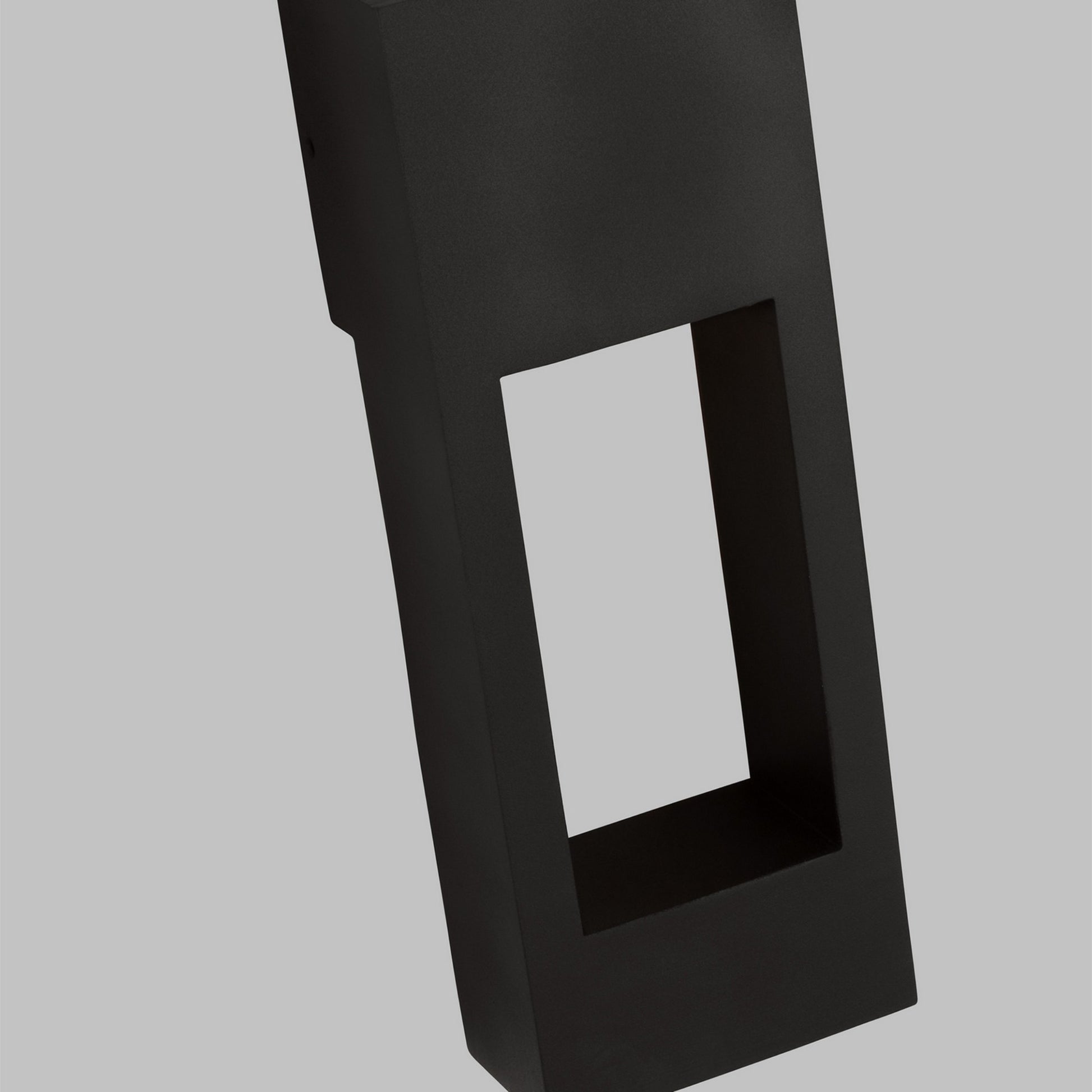 Testa 16" Medium LED Outdoor Wall Lantern, Black Finish - Bees Lighting