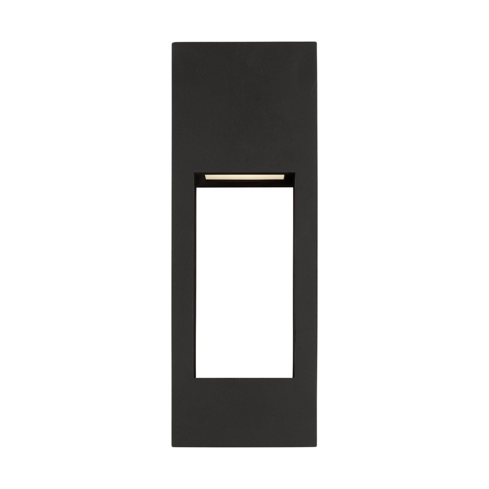 Testa 16" Medium LED Outdoor Wall Lantern, Black Finish - Bees Lighting