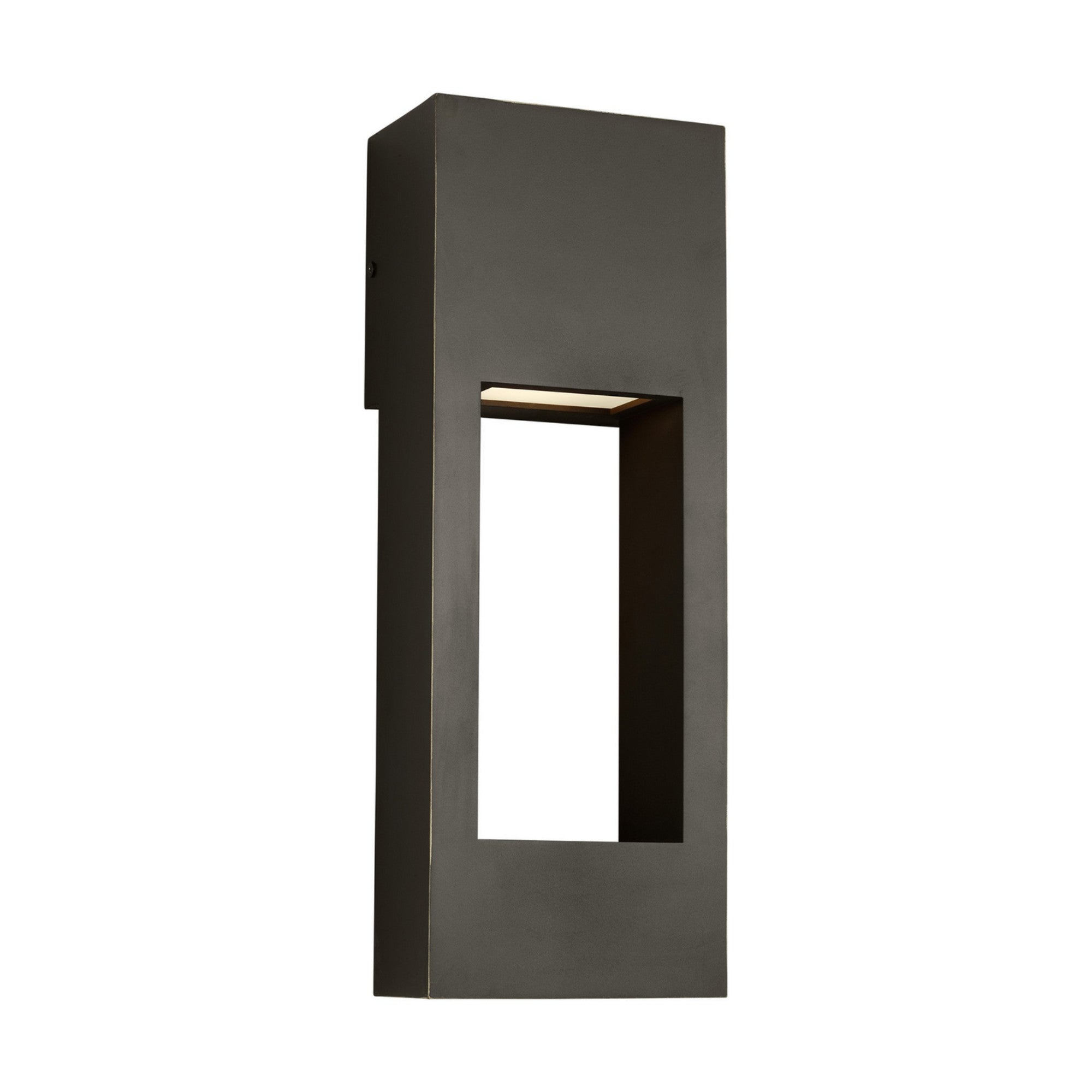 Testa 16" Medium LED Outdoor Wall Lantern, Antique Bronze Finish - Bees Lighting
